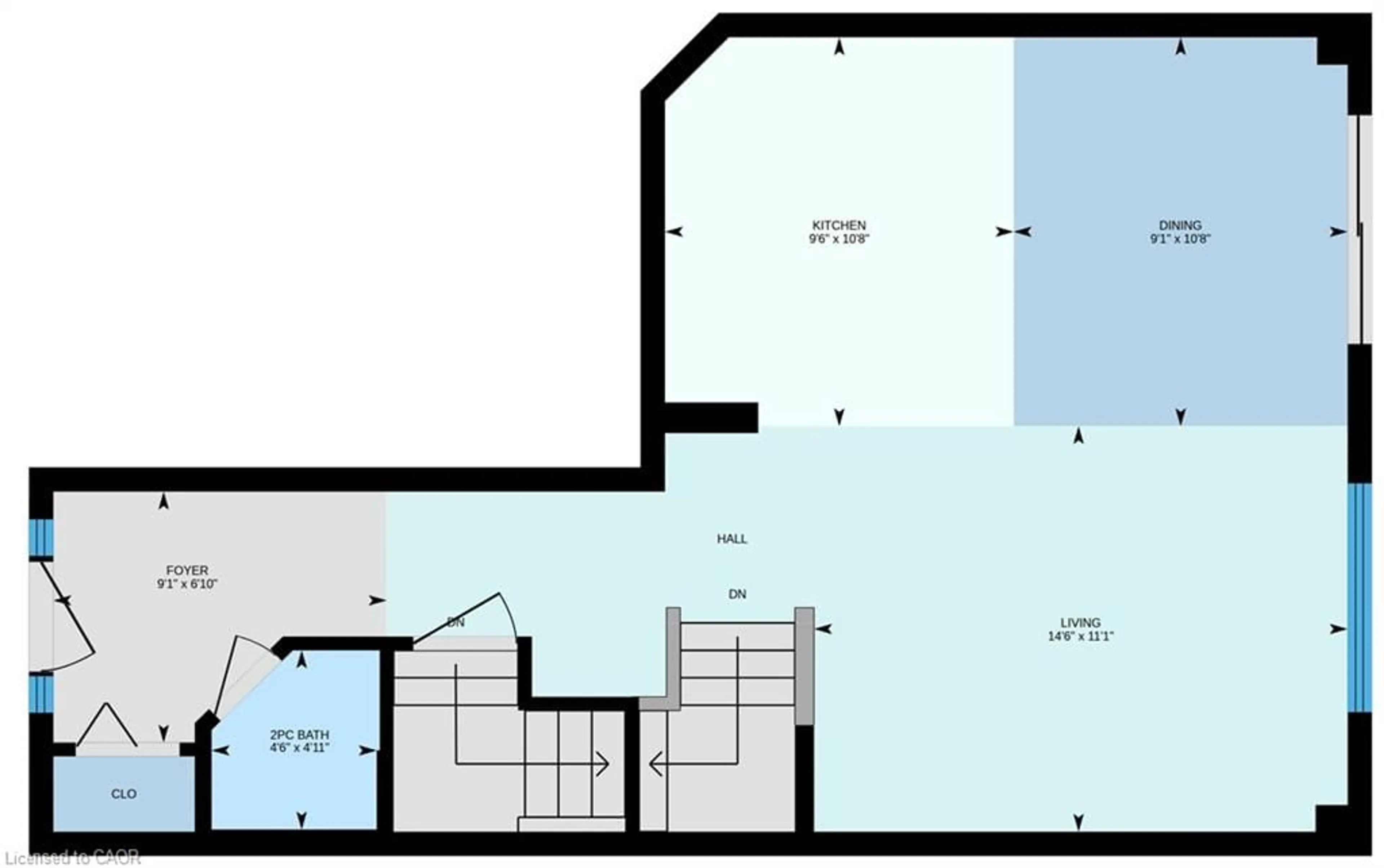 Floor plan for 430 Avens St, Waterloo Ontario N2V 0B5
