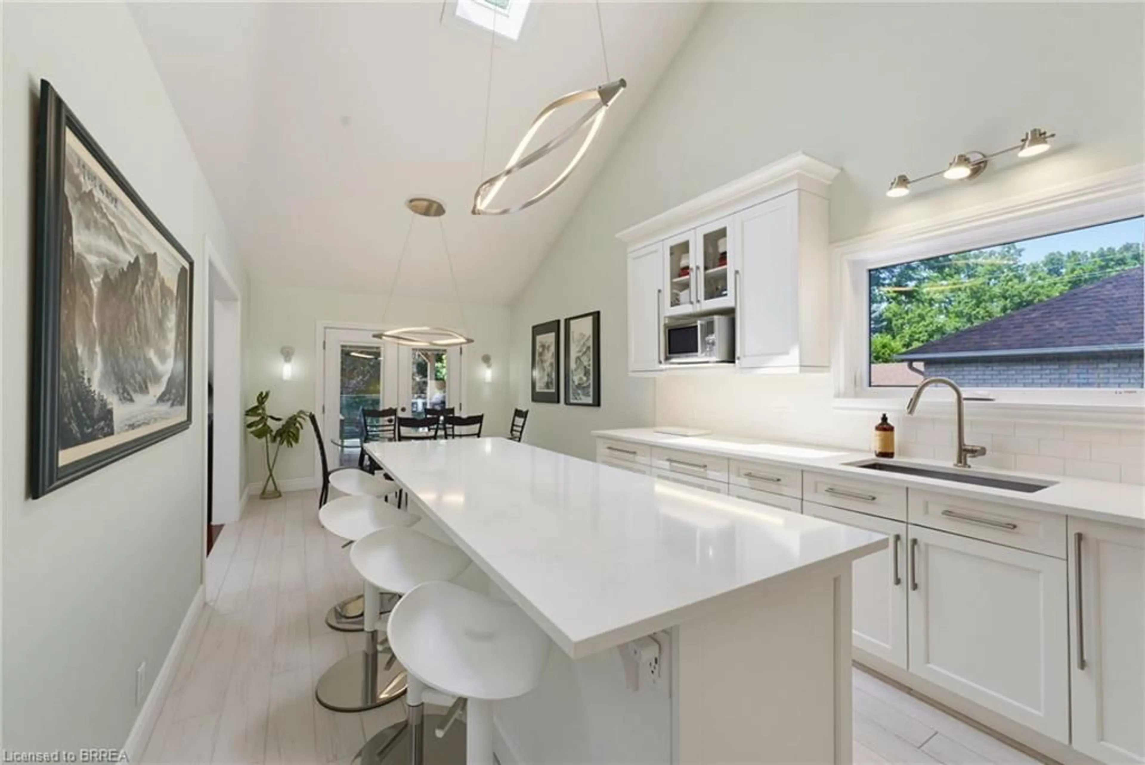 Contemporary kitchen, ceramic/tile floor for 27 King William St, St. George Ontario N0E 1N0