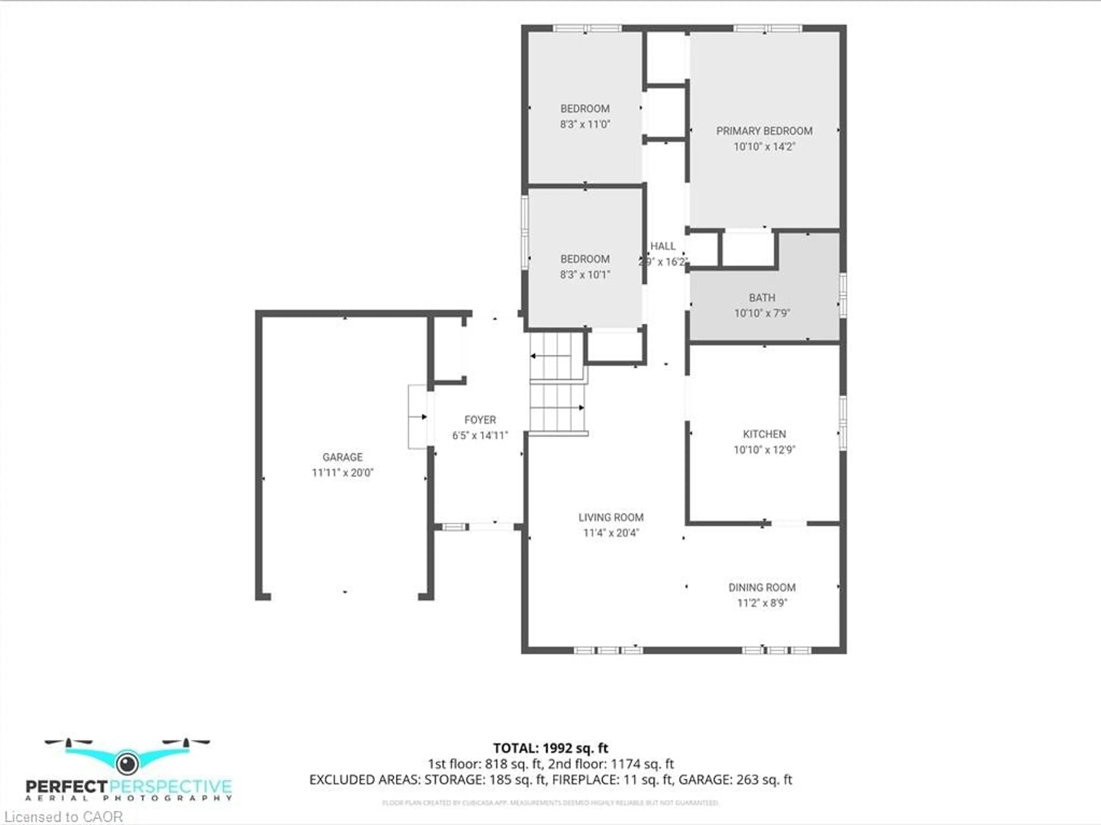 Floor plan for 44 Douglas Ave, Simcoe Ontario N3Y 4W8