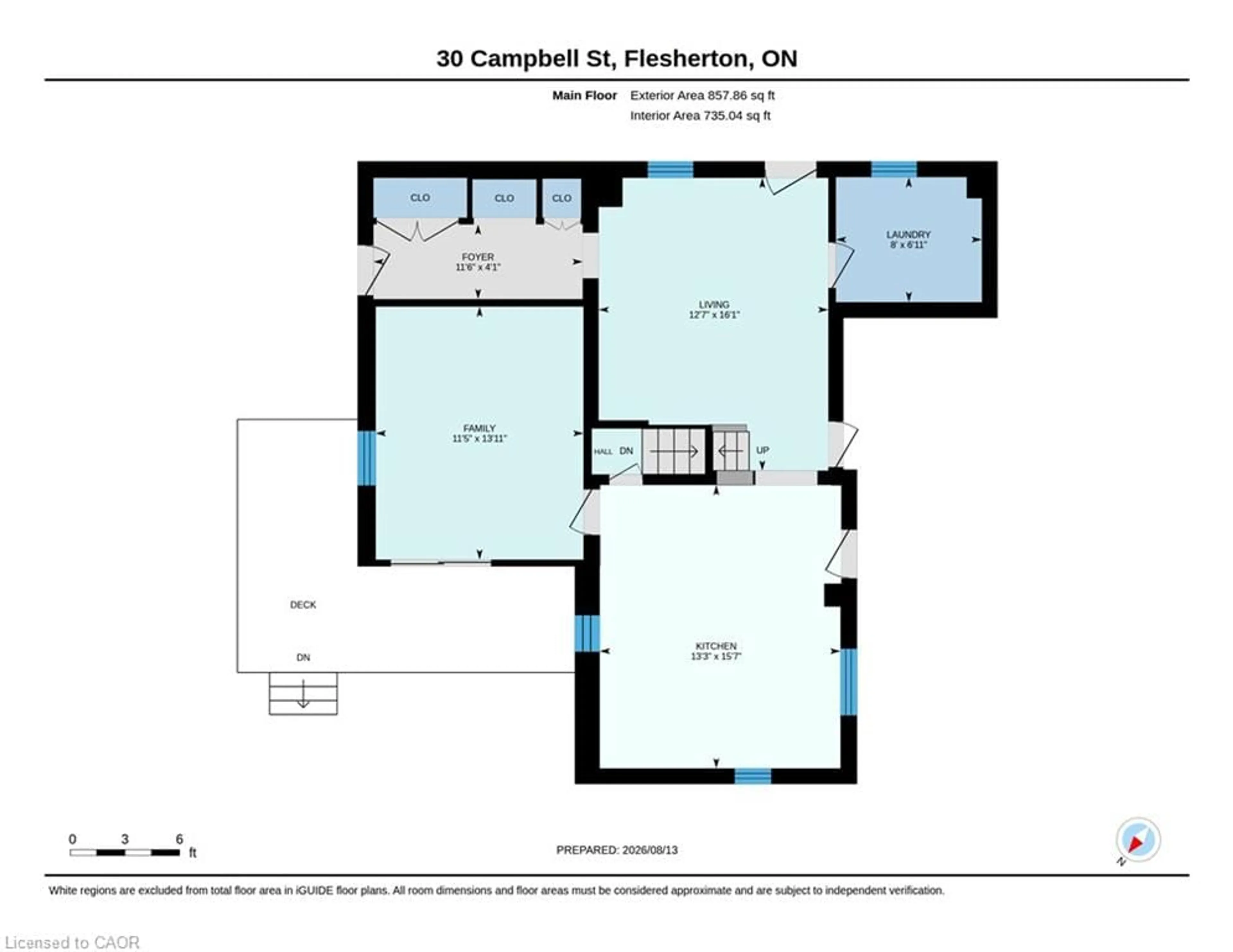 Floor plan for 30 Campbell St, Flesherton Ontario N0C 1E0
