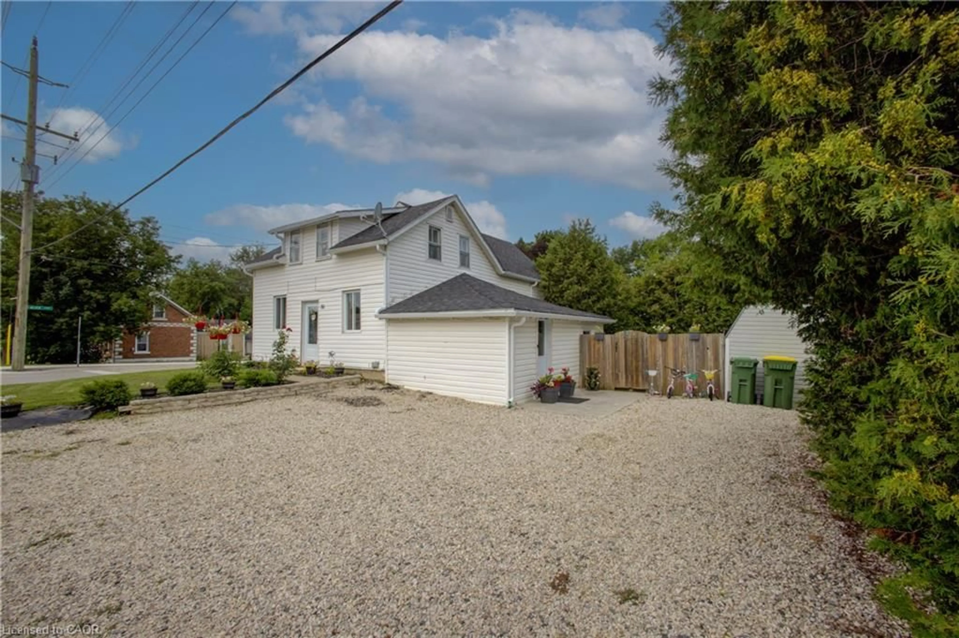 A pic from outside/outdoor area/front of a property/back of a property/a pic from drone, street for 30 Campbell St, Flesherton Ontario N0C 1E0