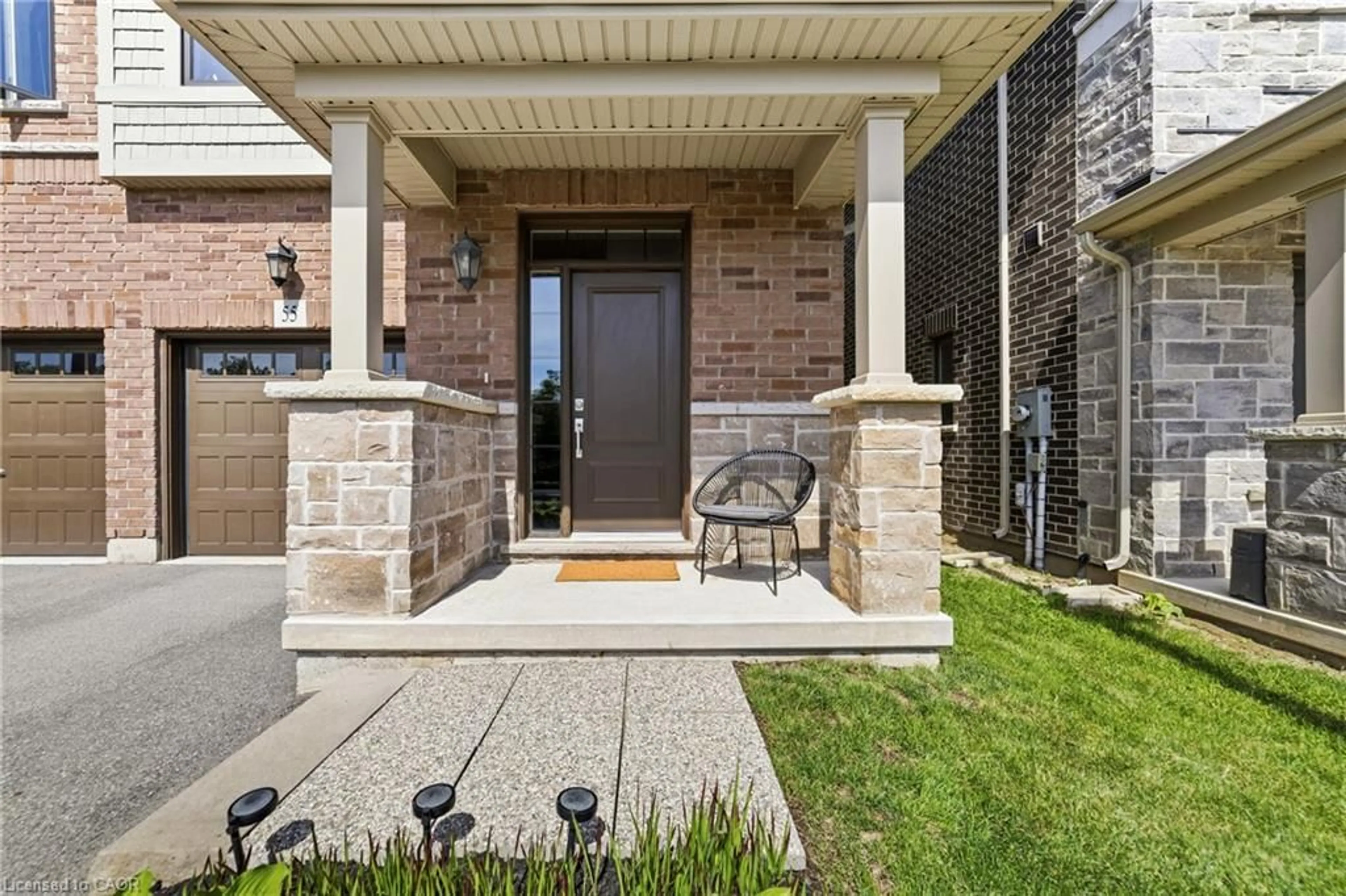 Home with brick exterior material, street for 55 Pelican Lane, Hamilton Ontario L8K 0A4