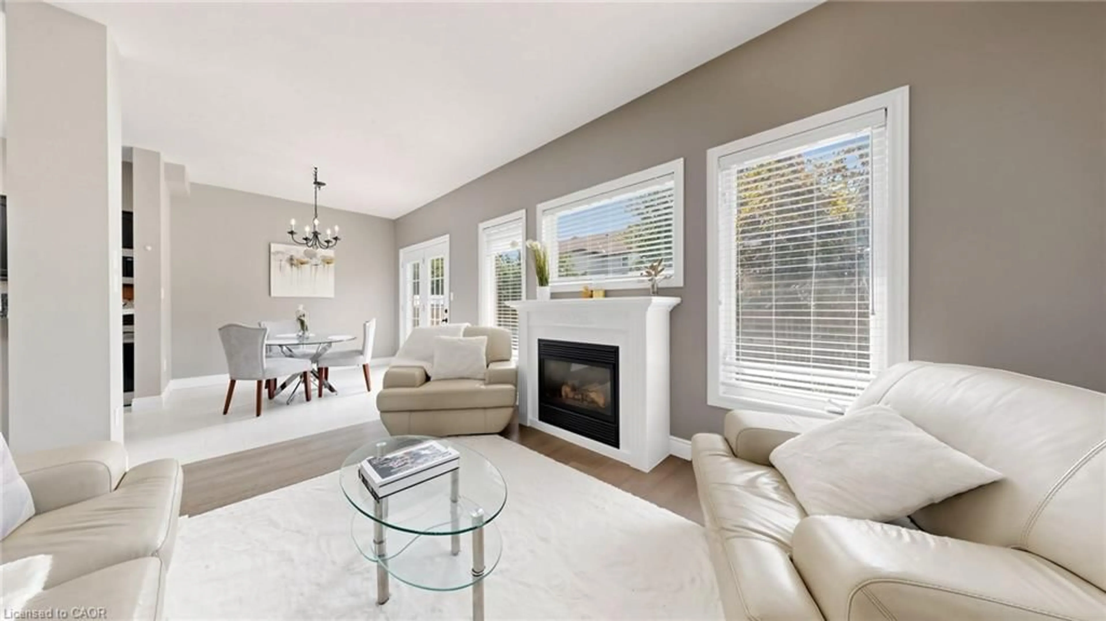 Living room with furniture, ceramic/tile floor for 18 Spencer Cres, Guelph Ontario N1L 1M2