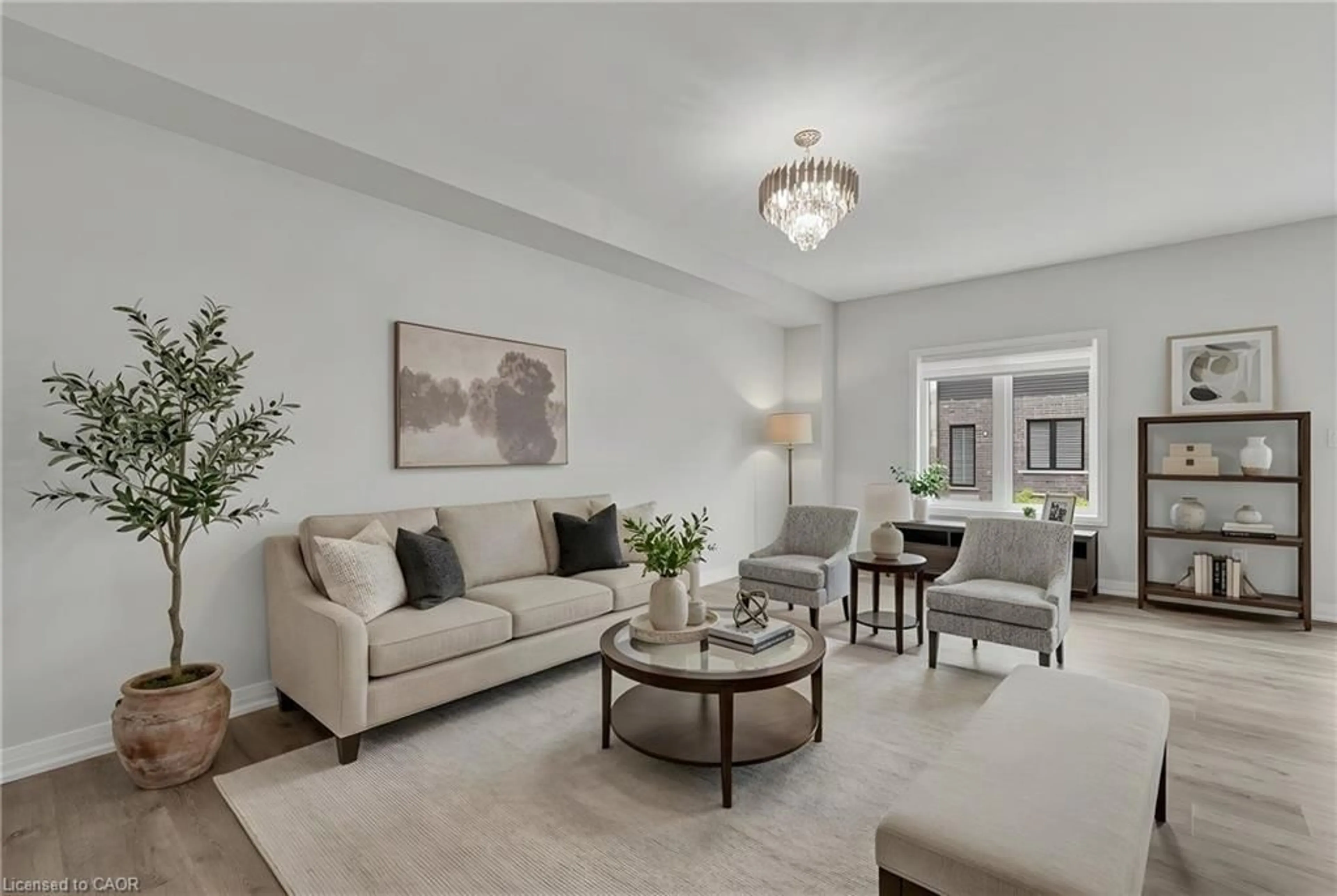 Living room with furniture, unknown for 520 Grey St #27, Brantford Ontario N3S 0K1