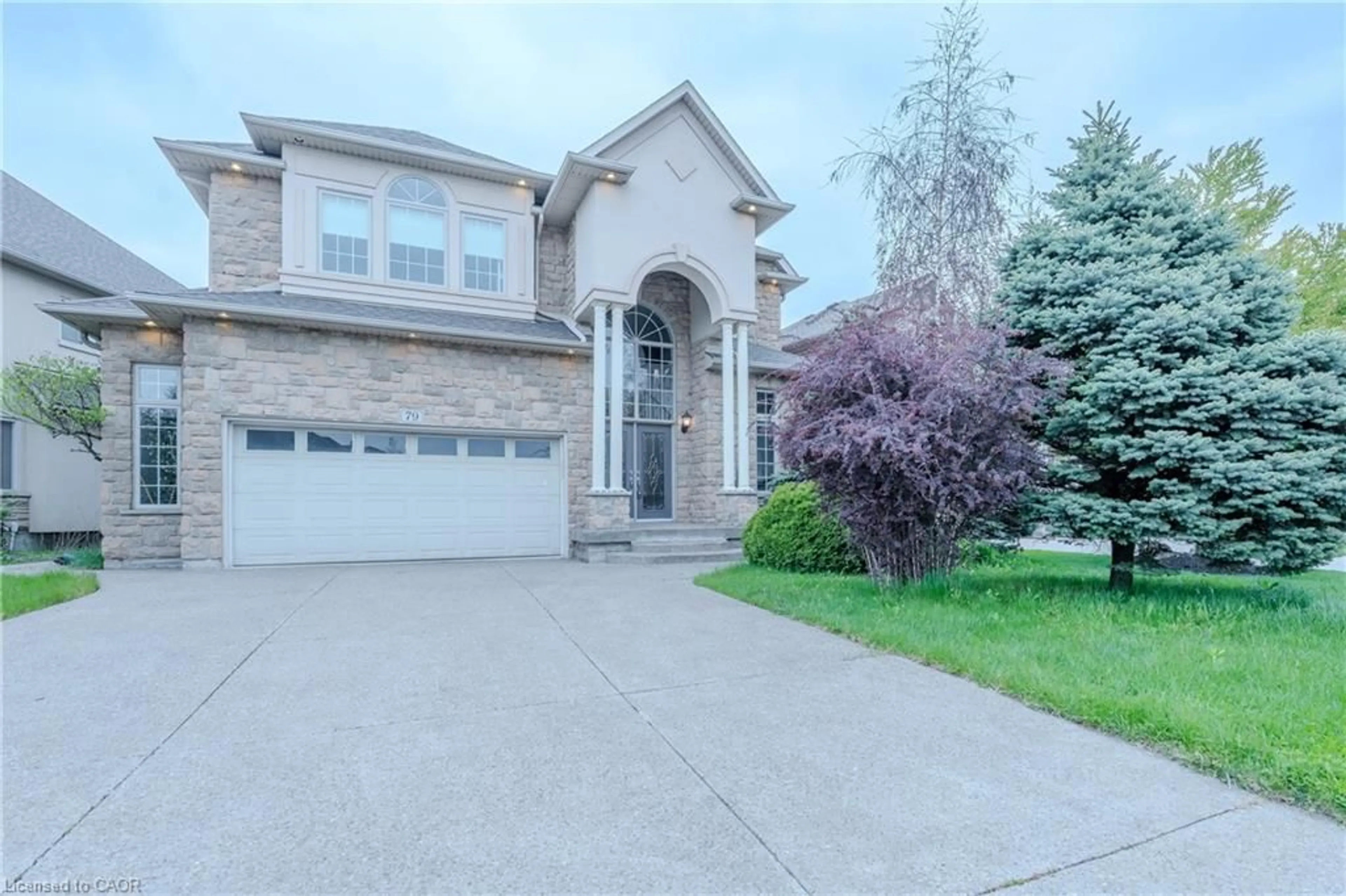 Home with brick exterior material, street for 79 Moorland Cres, Ancaster Ontario L9K 1N7