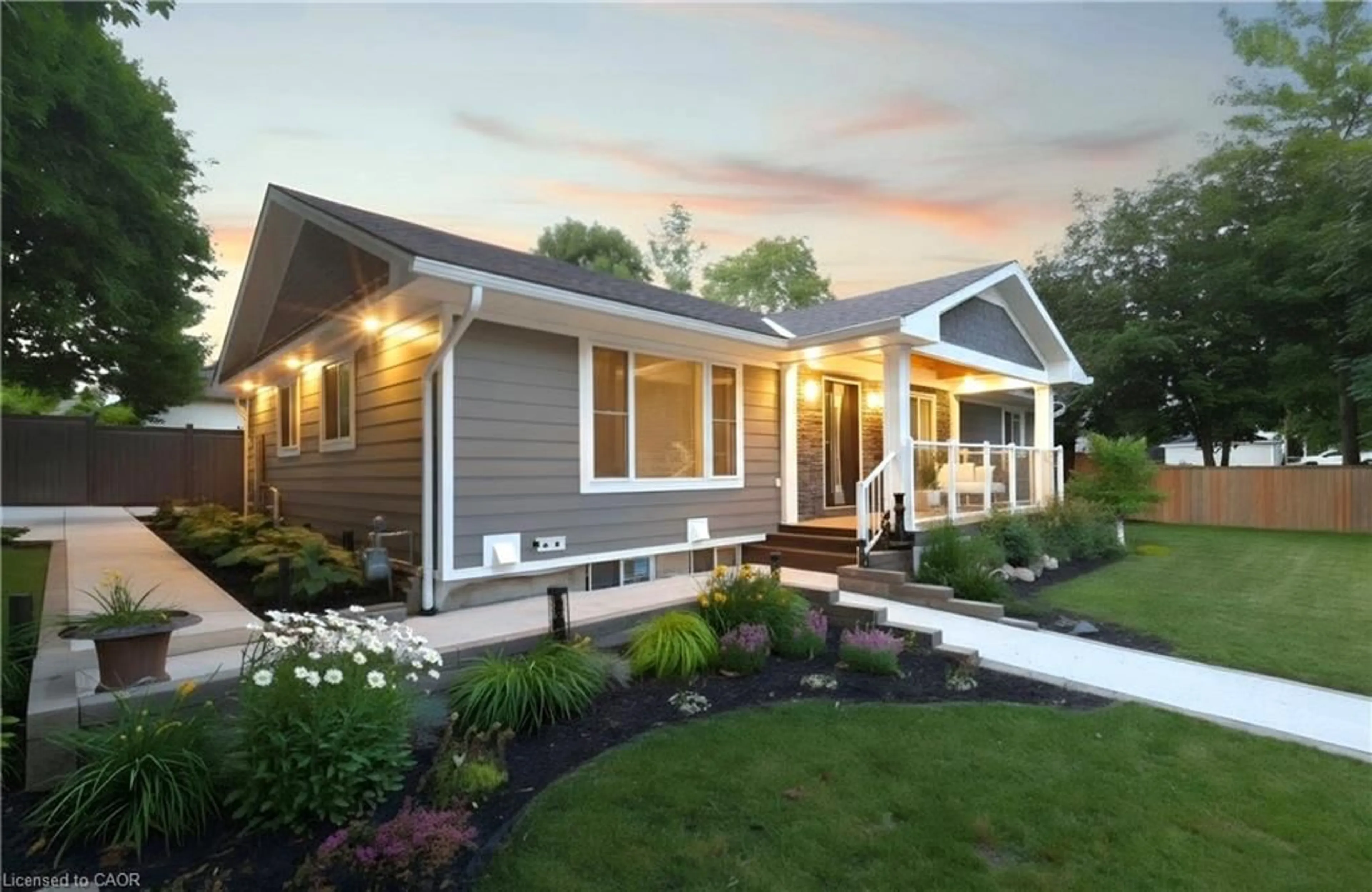 Home with vinyl exterior material, street for 99 John St, Wingham Ontario N0G 2W0