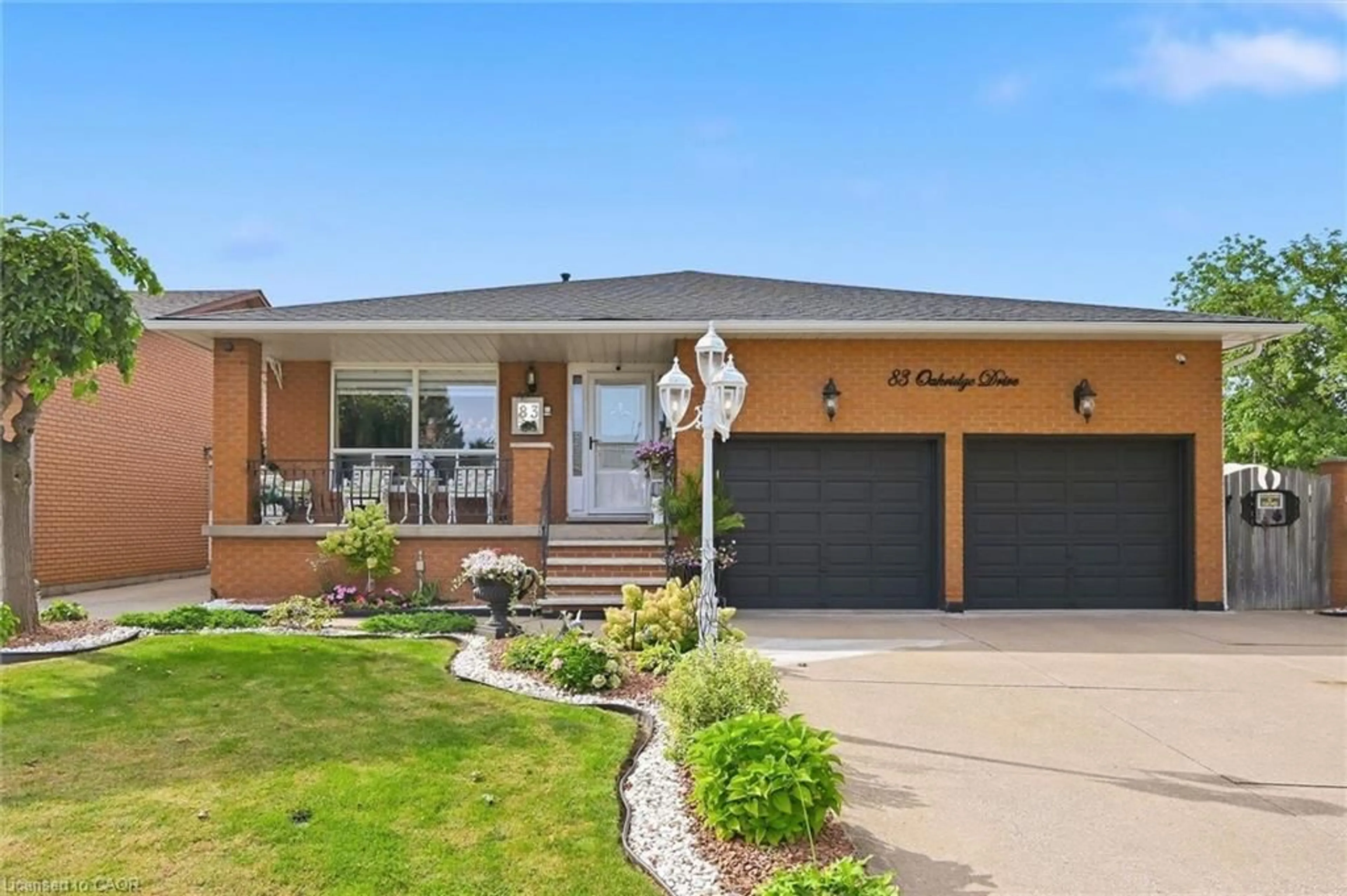 Home with brick exterior material, street for 83 Oakridge Dr, Stoney Creek Ontario L8G 4P7