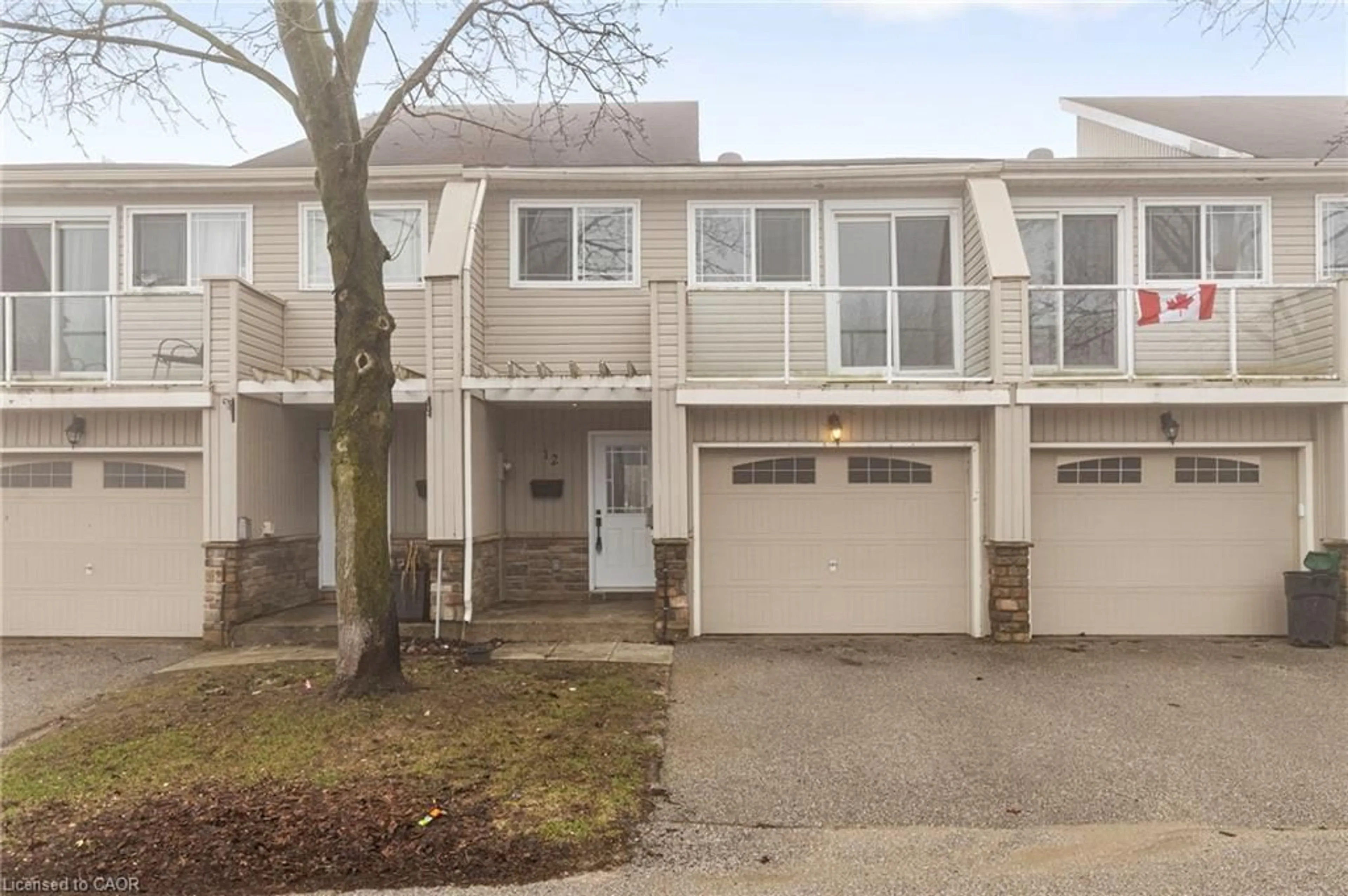 Home with vinyl exterior material, street for 12 Lankin Blvd #12, Orillia Ontario L3V 6T2