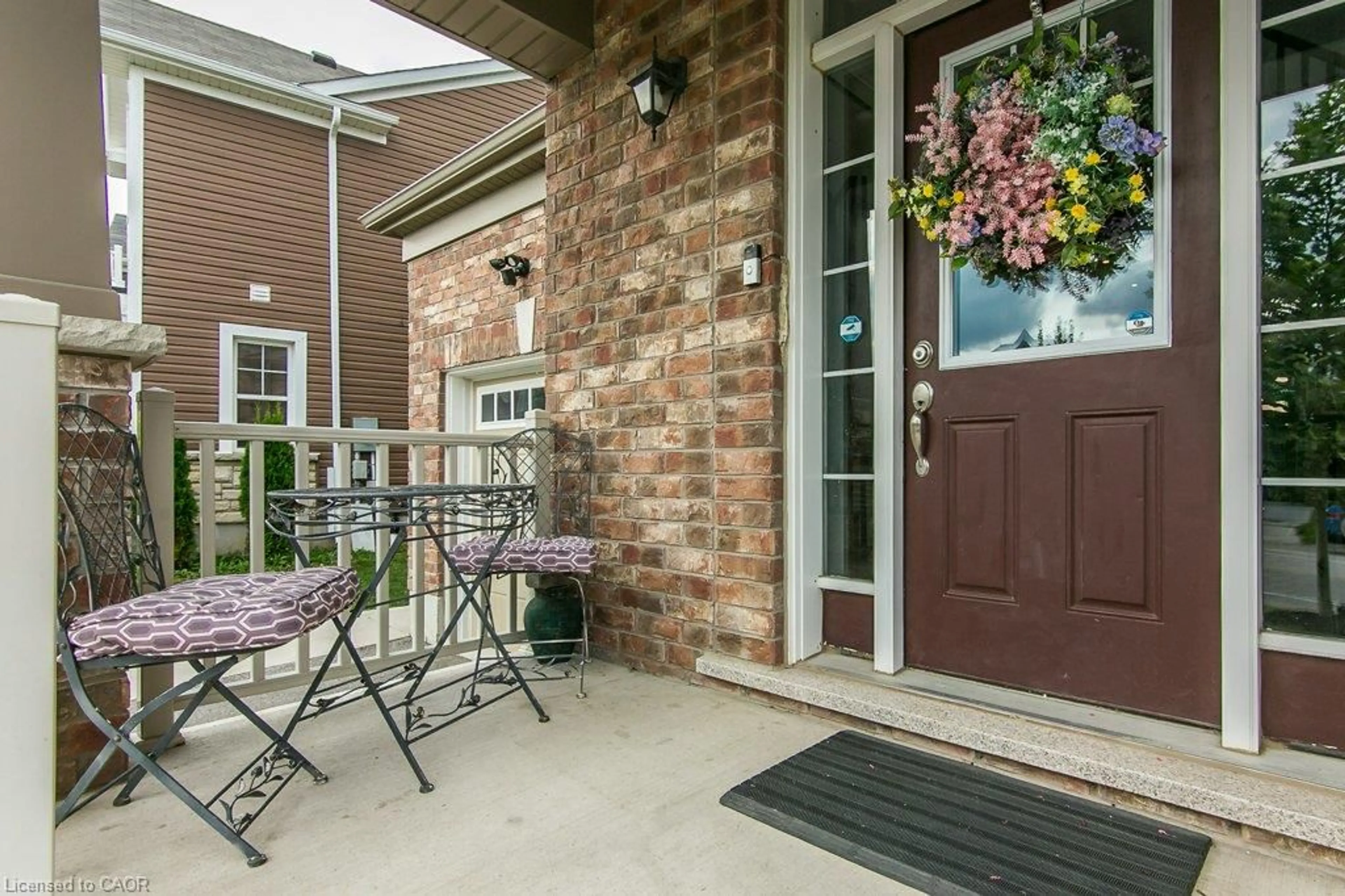 Patio, street for 43 Compass Trail, Cambridge Ontario N3E 0B7