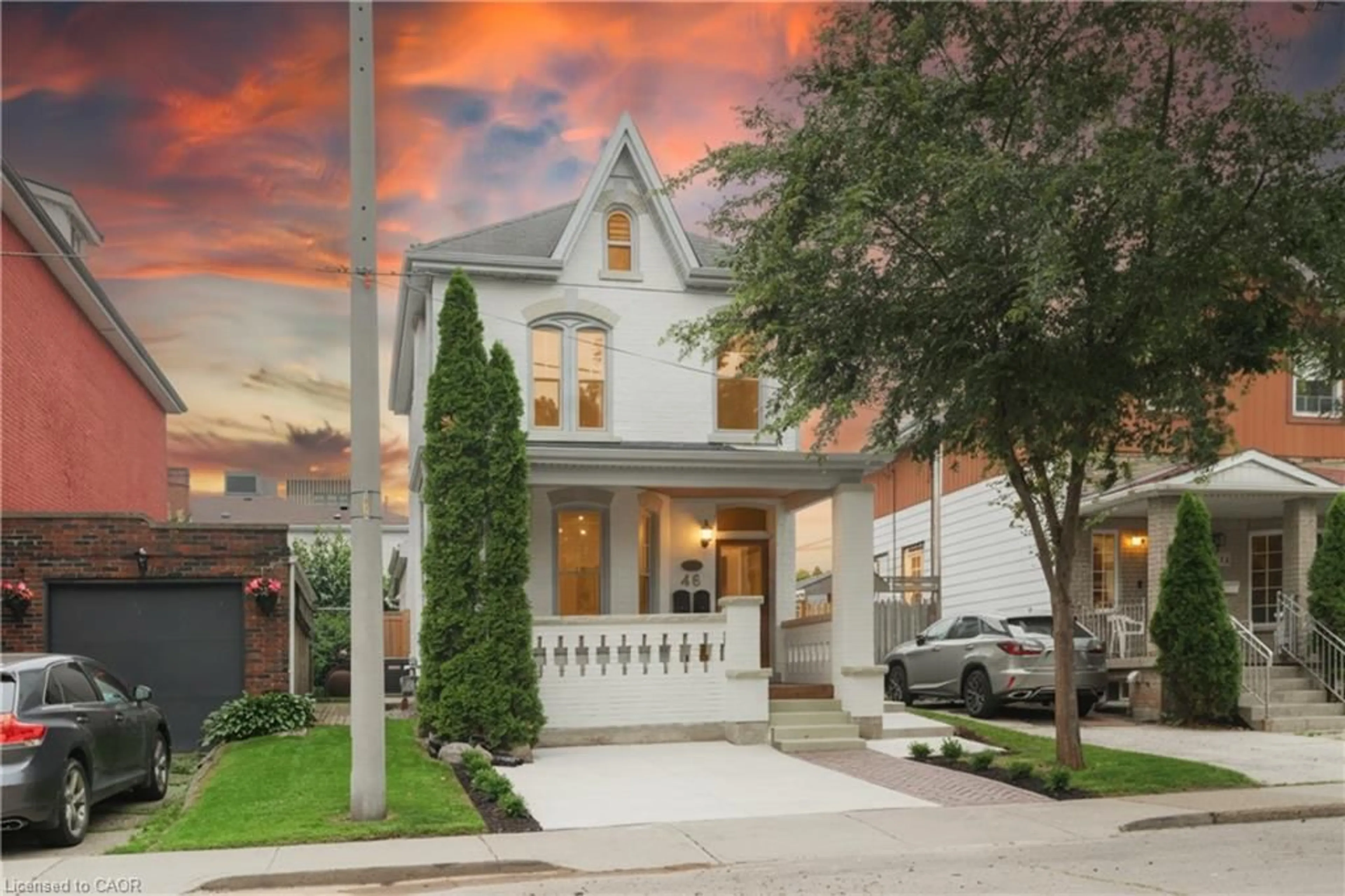 Home with brick exterior material, street for 46 Murray St, Hamilton Ontario L8L 3E9