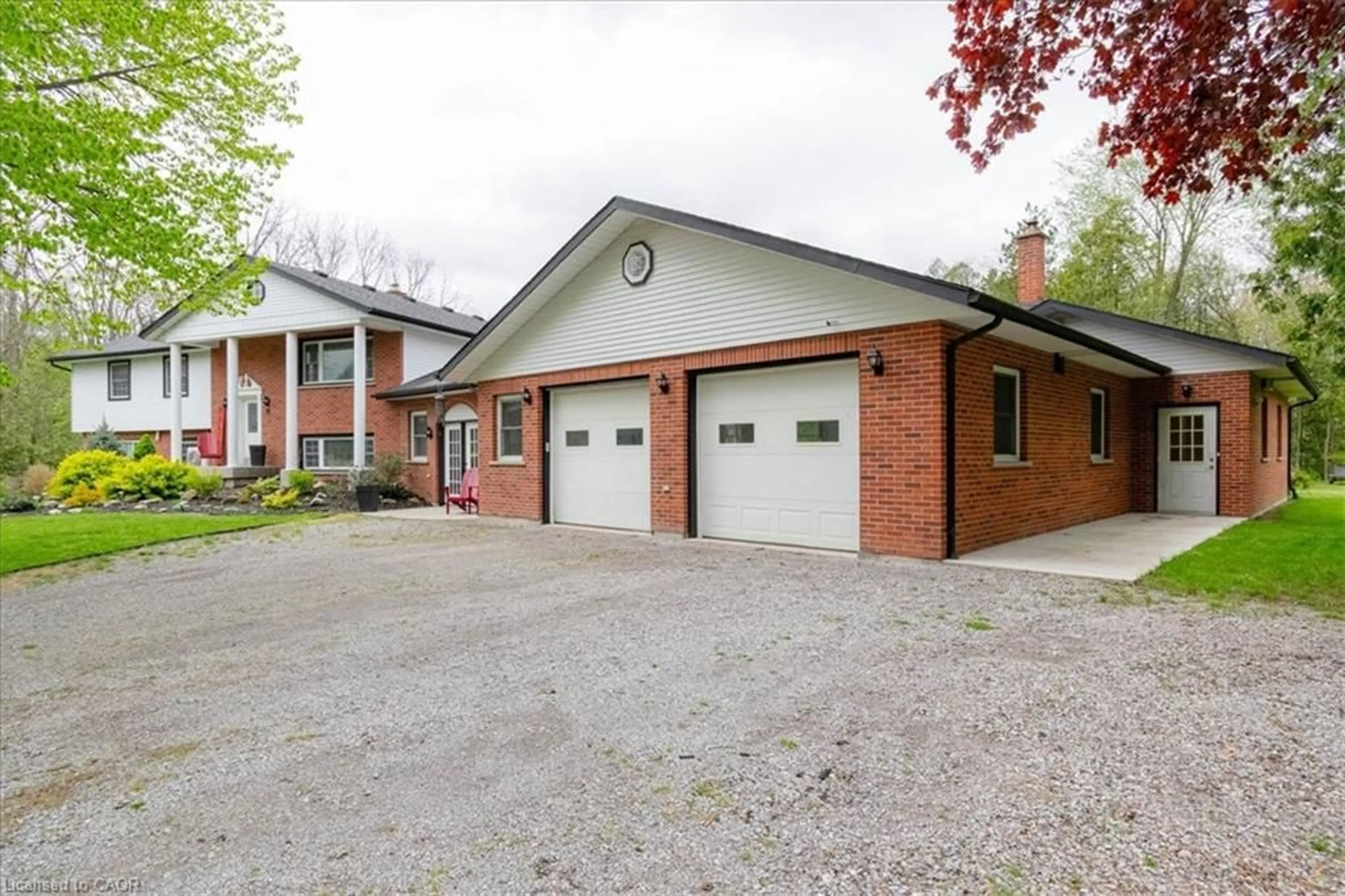 Home with brick exterior material, street for 111 Decou Rd, Simcoe Ontario N3Y 4K2