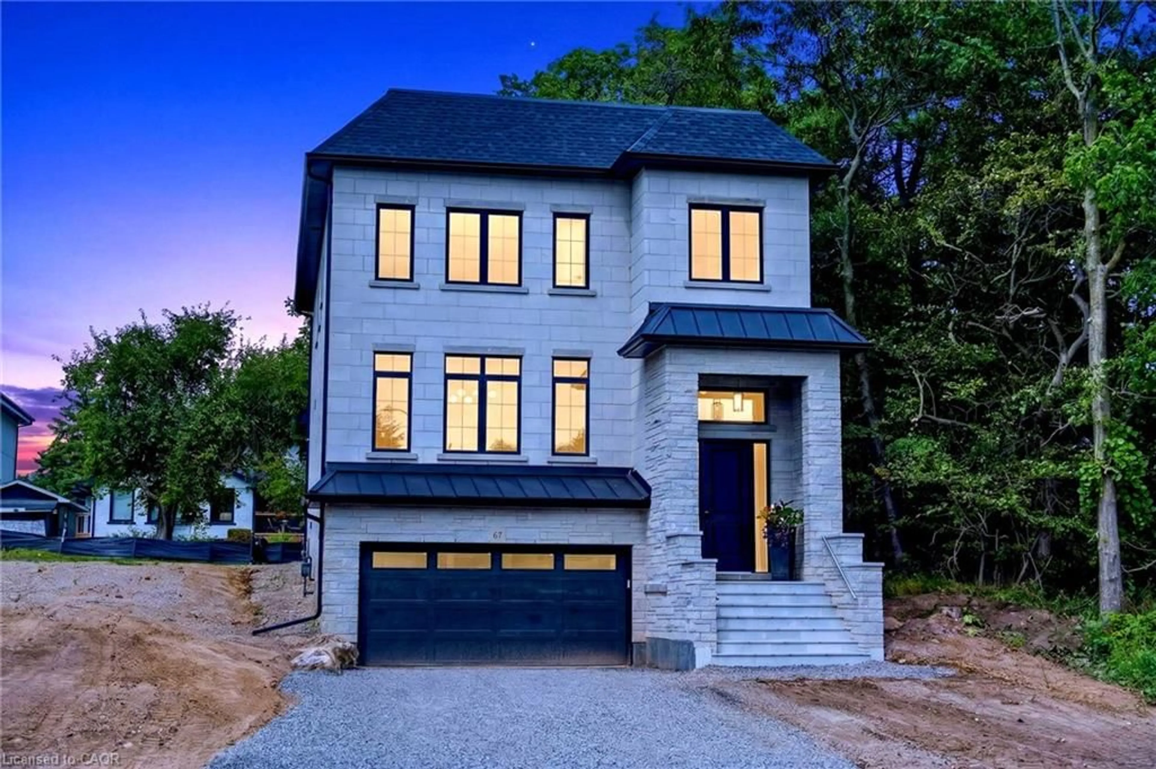Home with brick exterior material, street for 67 Cielo Crt, Hamilton Ontario L9B 0J1