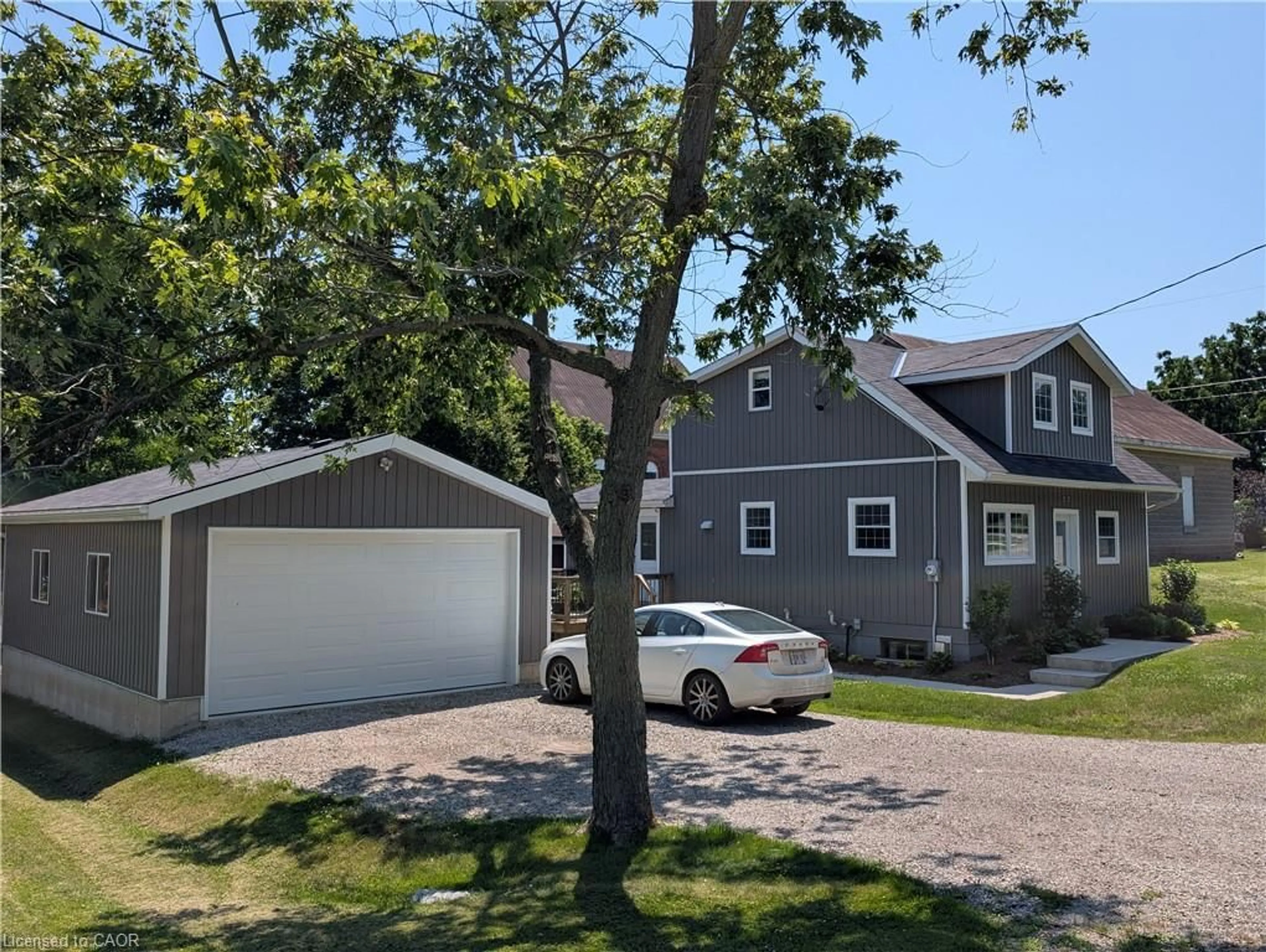 Home with vinyl exterior material, street for 22 King Ave, York Ontario N0A 1R0