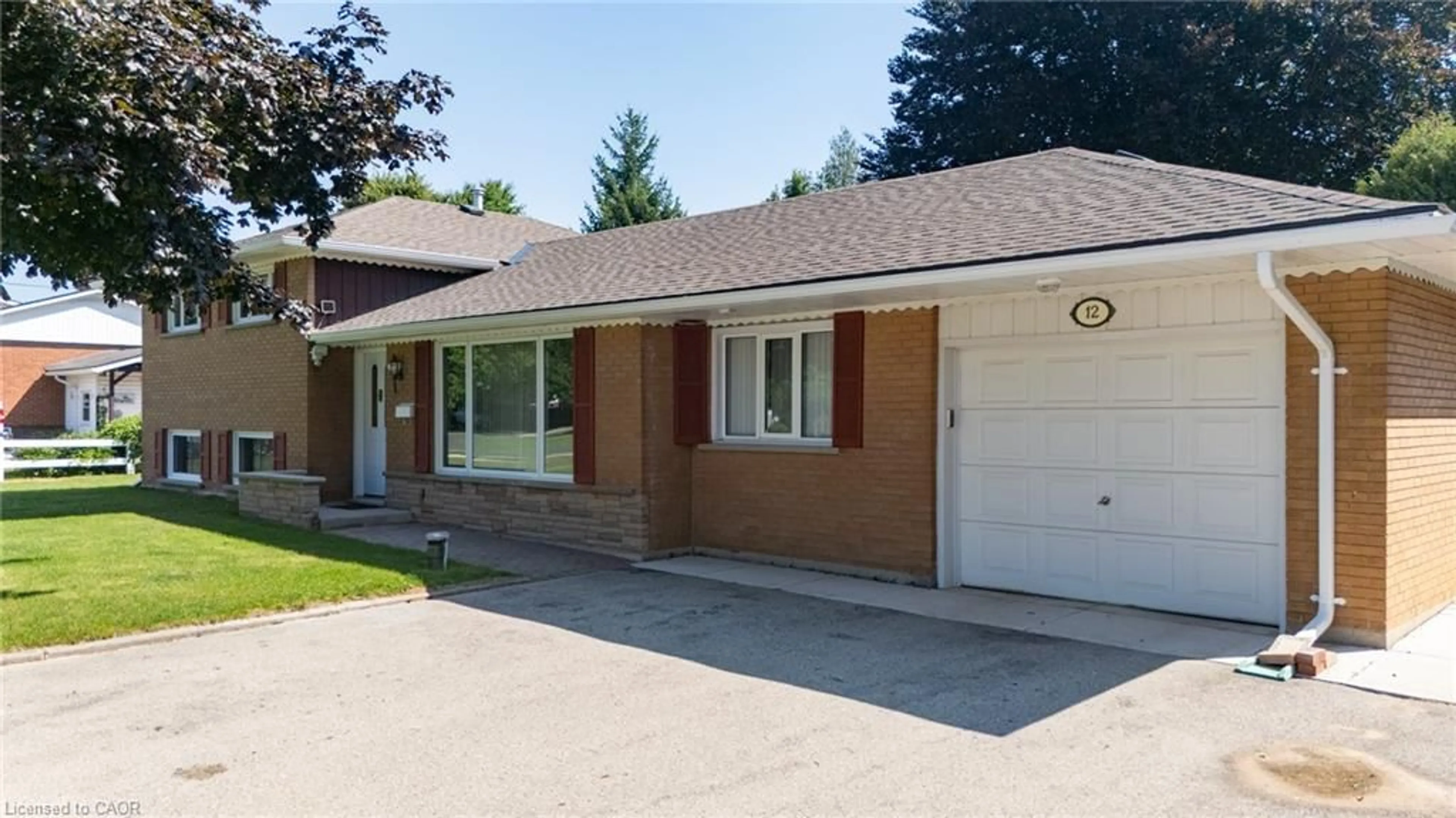 Home with brick exterior material, street for 12 Glendale Cres, Simcoe Ontario N3Y 4M2