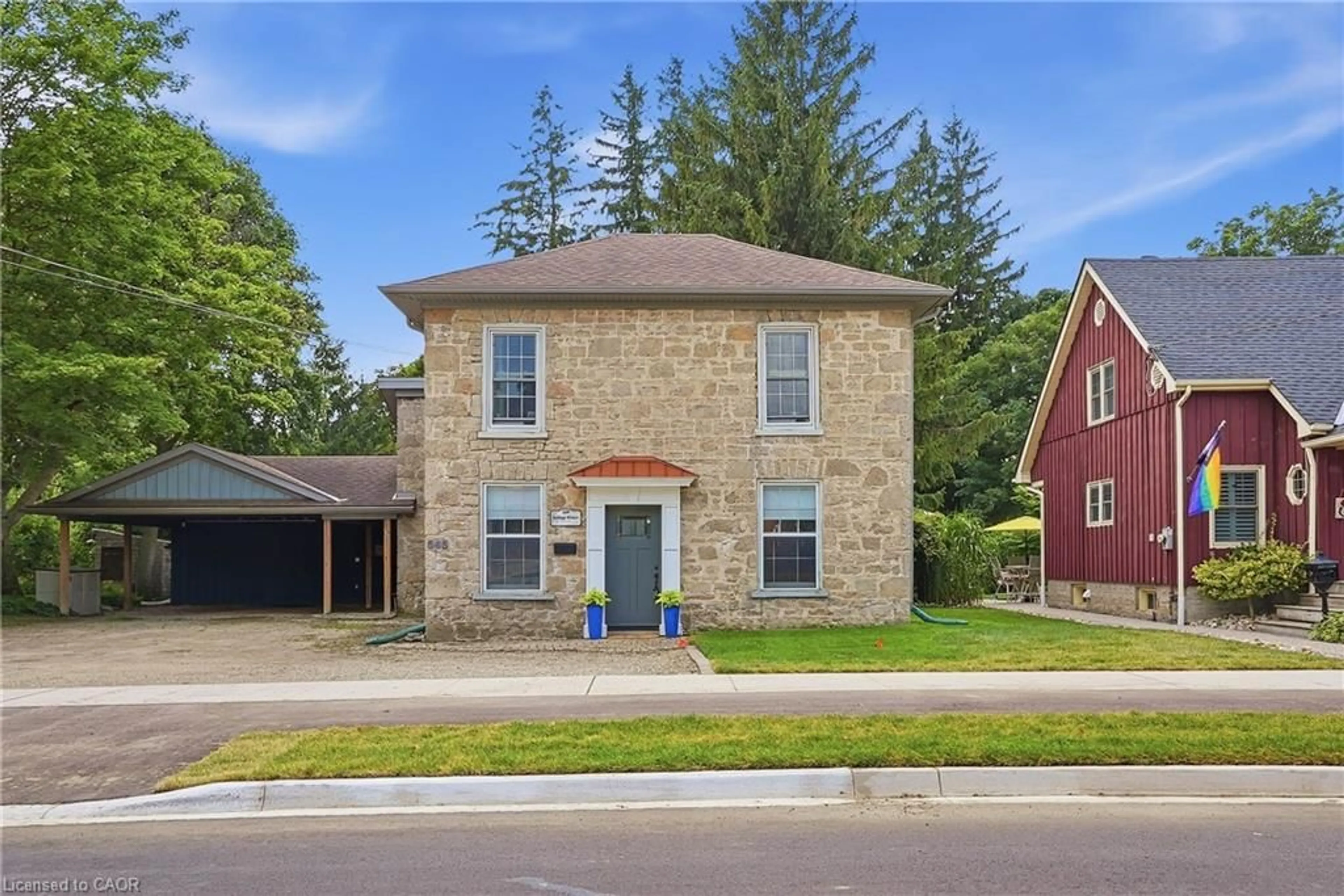 Home with brick exterior material, street for 565 St David St, Fergus Ontario N1M 2K5