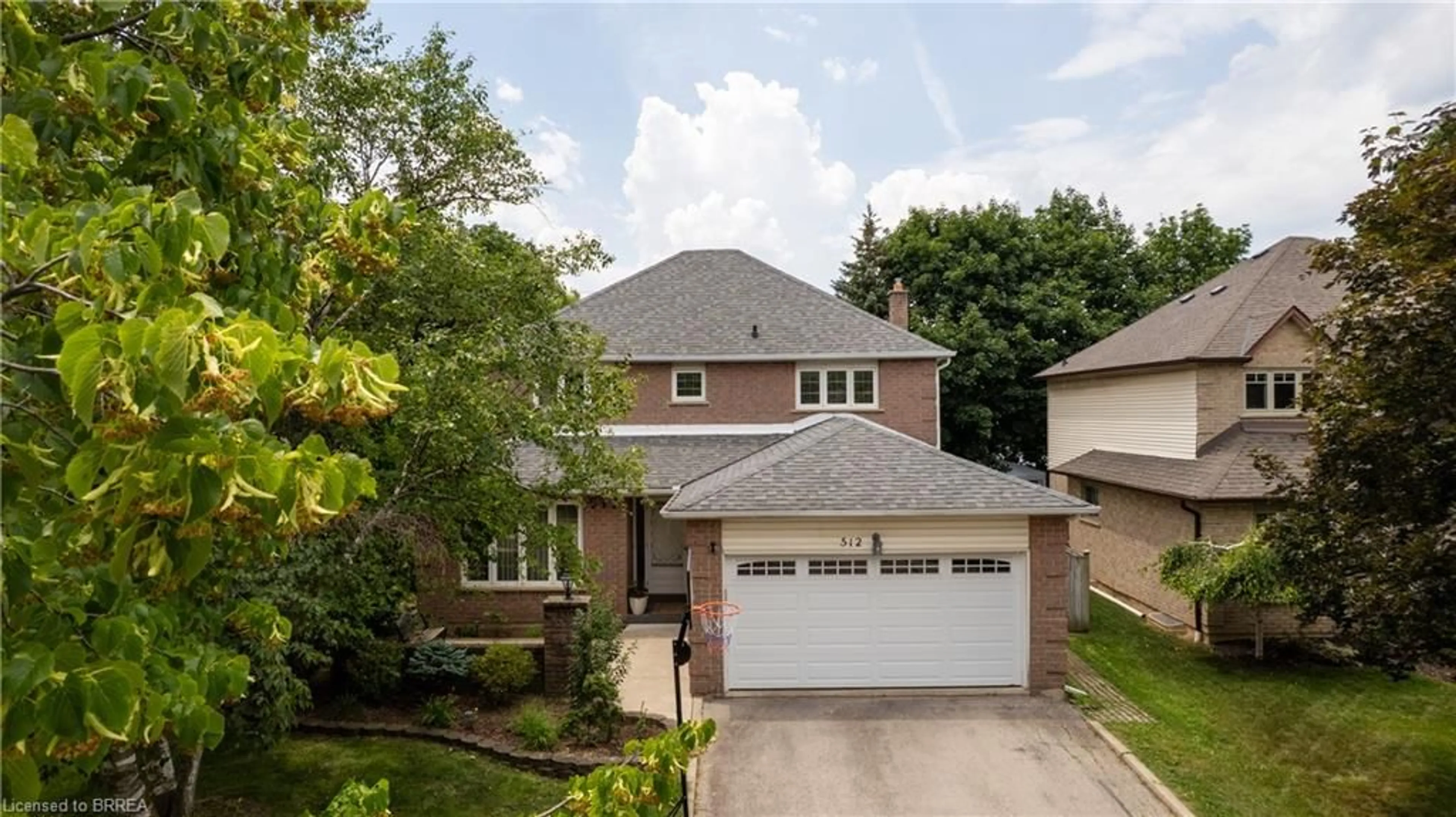 Home with brick exterior material, street for 512 Hawthorne Cres, Milton Ontario L9T 4N8