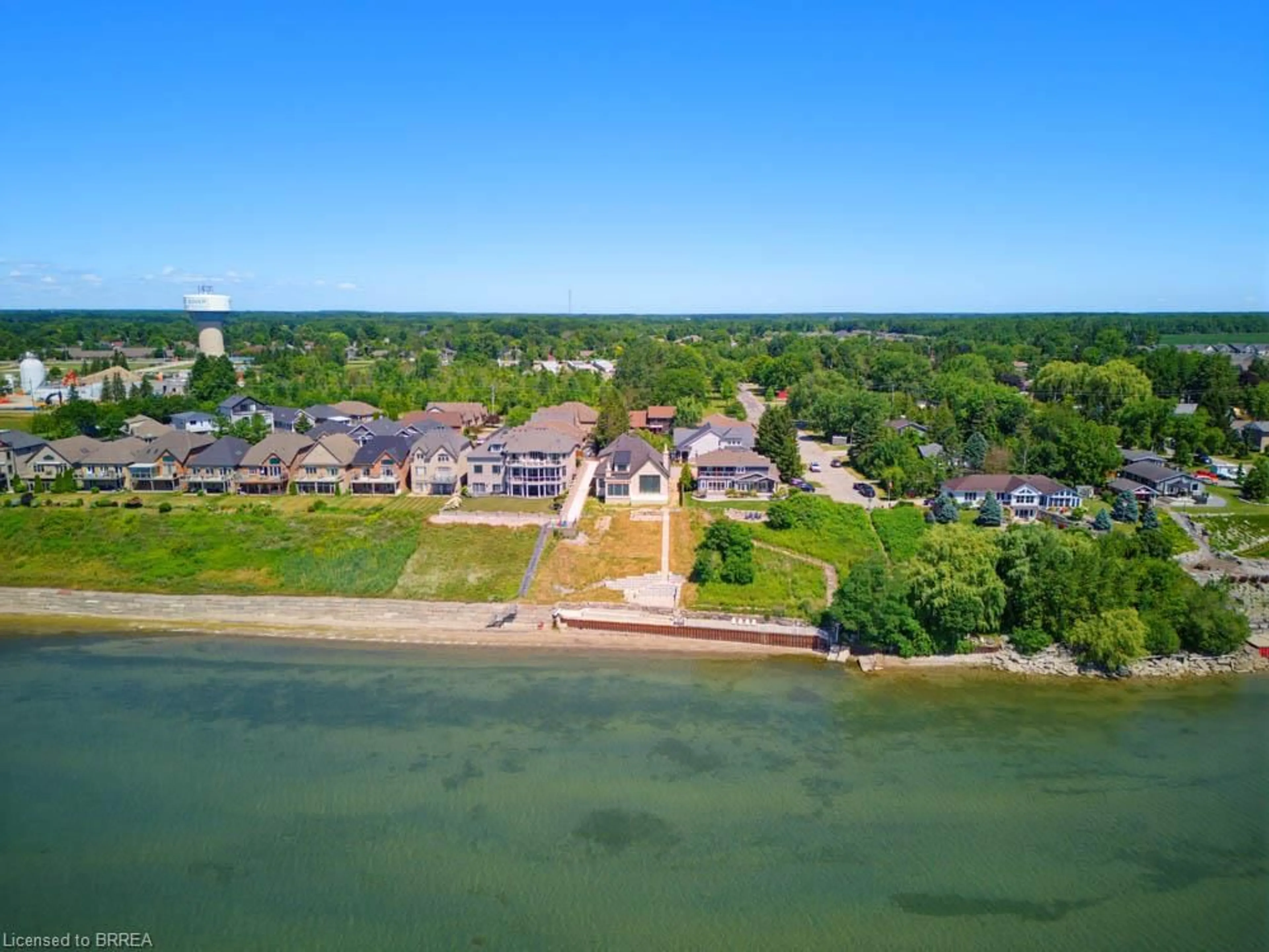 A pic from outside/outdoor area/front of a property/back of a property/a pic from drone, water/lake/river/ocean view for 51 Woodhouse Ave, Port Dover Ontario N0A 1N8