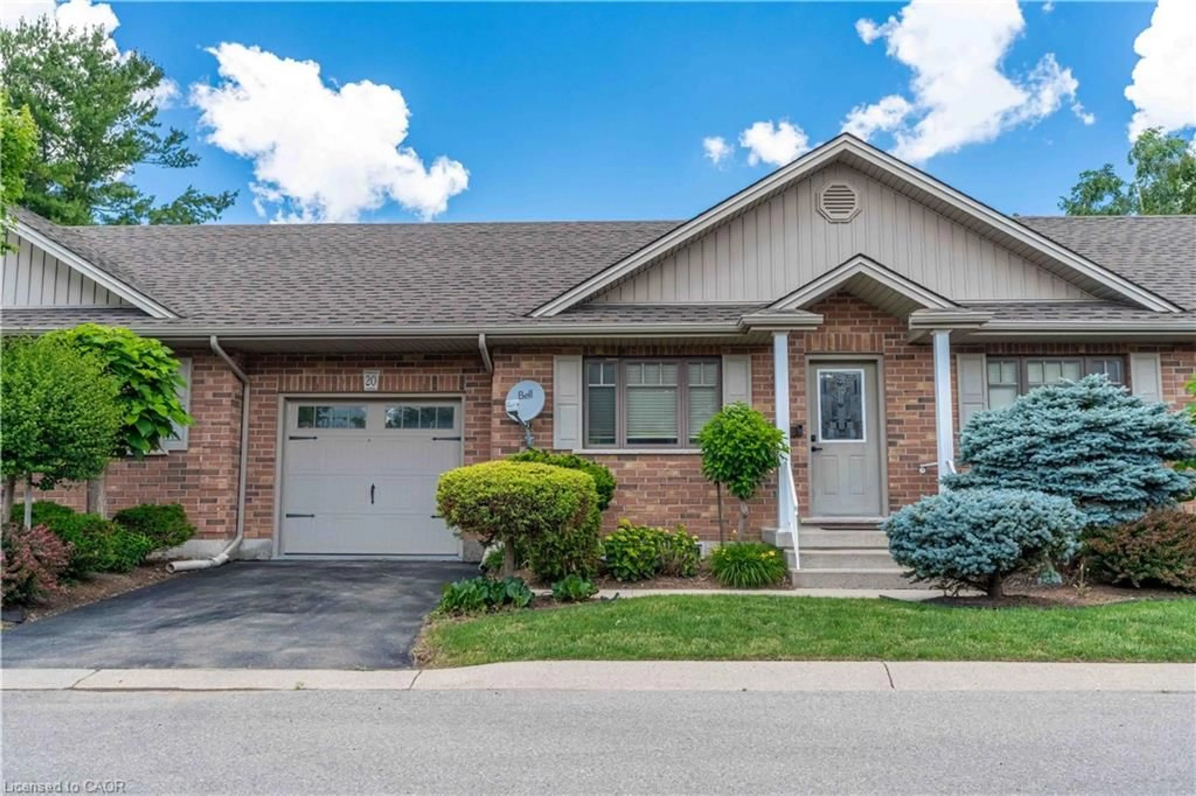 Home with brick exterior material, street for 20 Trinity Lane #20, Waterford Ontario N0E 1Y0