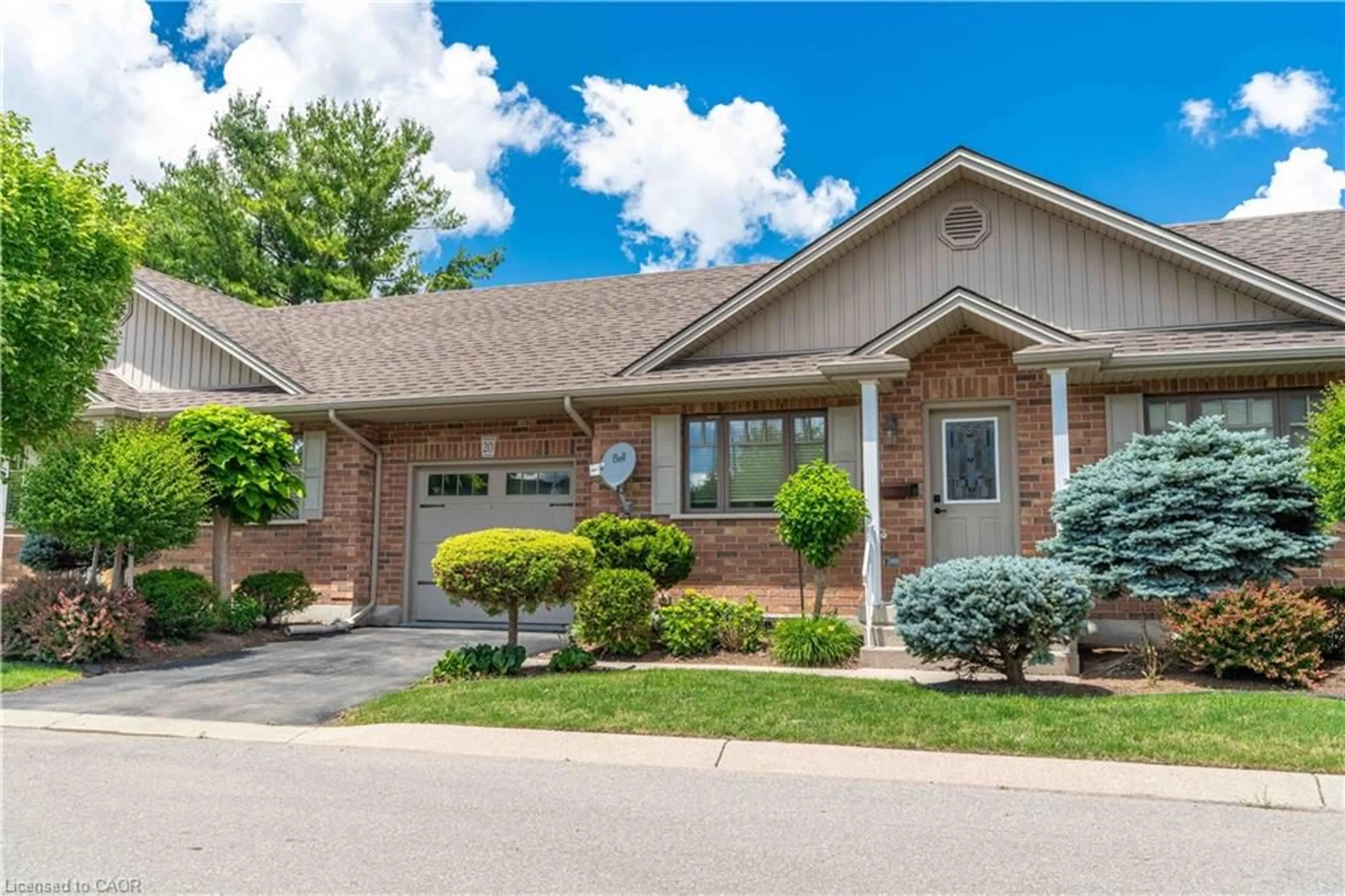 Home with brick exterior material, street for 20 Trinity Lane #20, Waterford Ontario N0E 1Y0