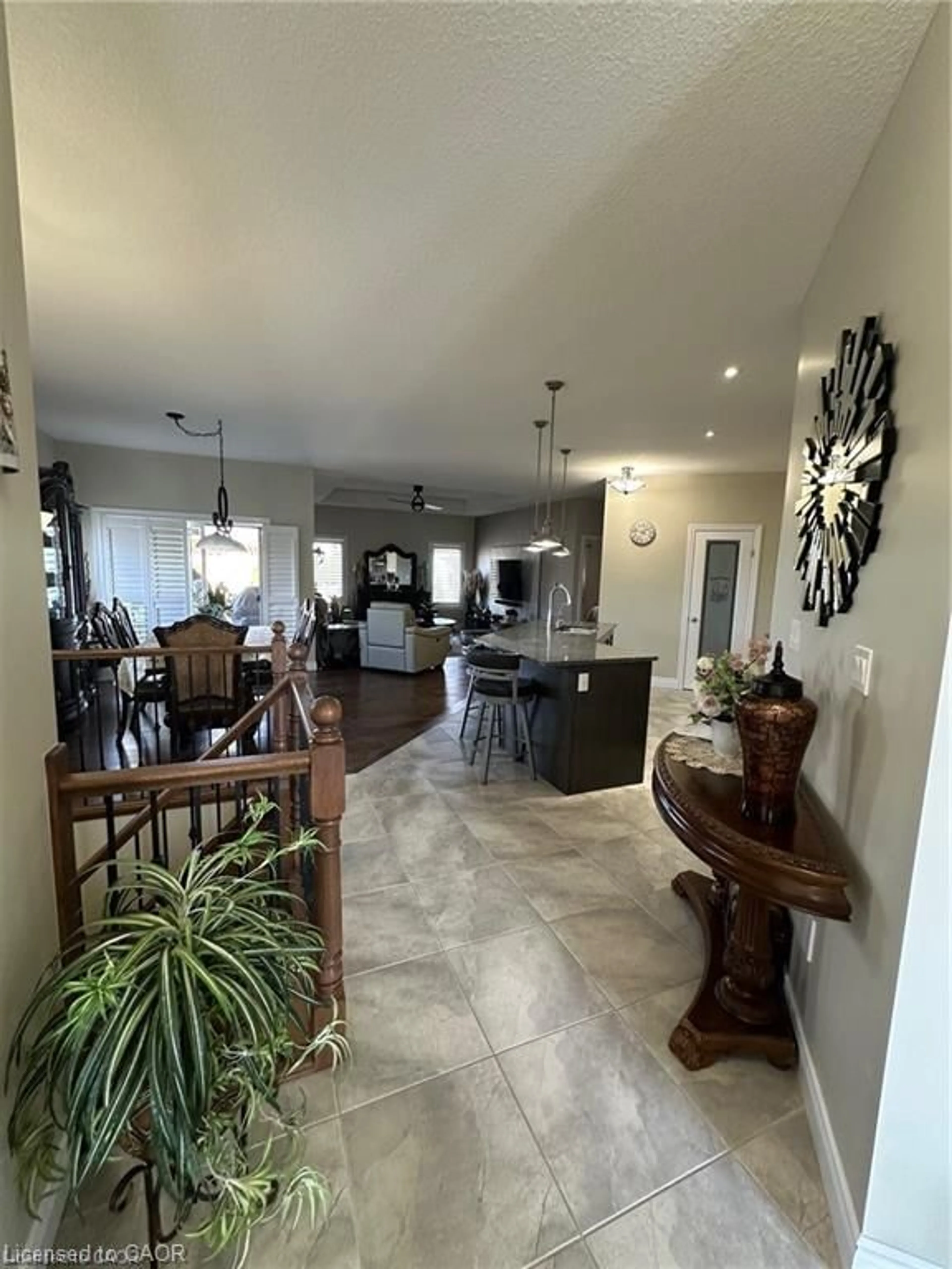 Open concept kitchen, ceramic/tile floor for 64 English Cres, Plattsville Ontario N0J 1S0
