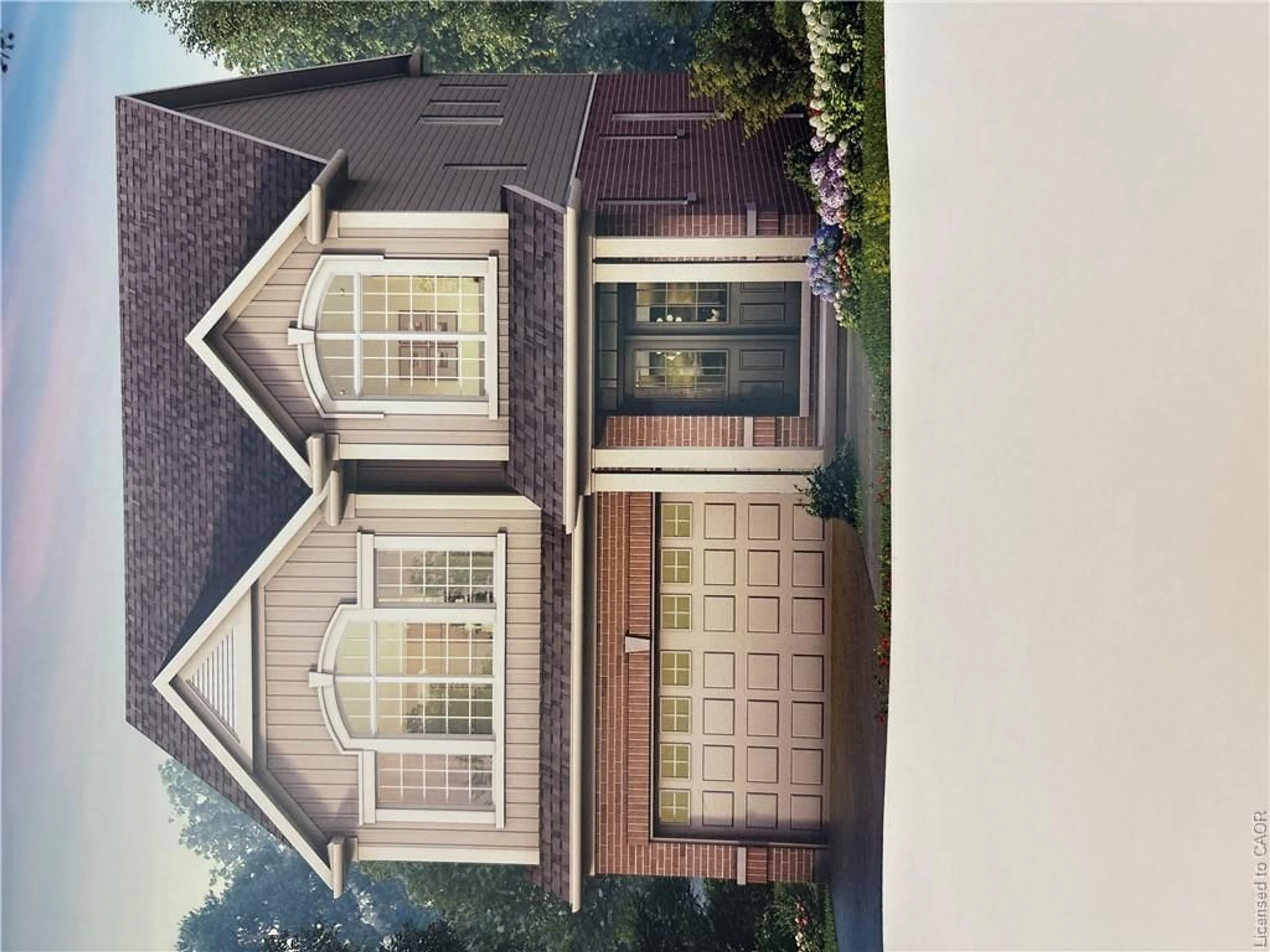 Home with vinyl exterior material, street for 23 Henry Maracle St, Ayr Ontario N0B 1E0