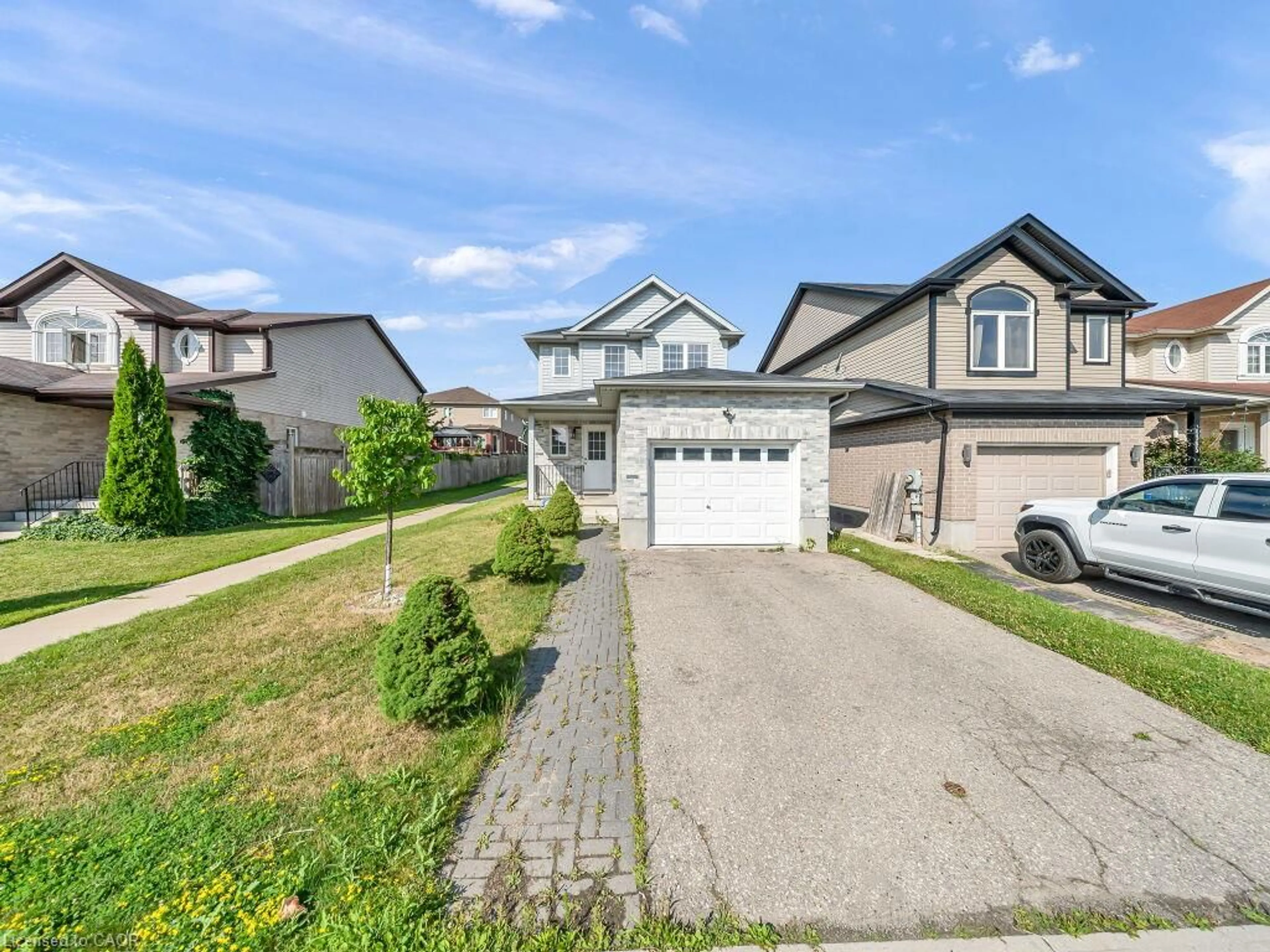 A pic from outside/outdoor area/front of a property/back of a property/a pic from drone, street for 1369 Old Zeller Dr, Kitchener Ontario N2A 0C6