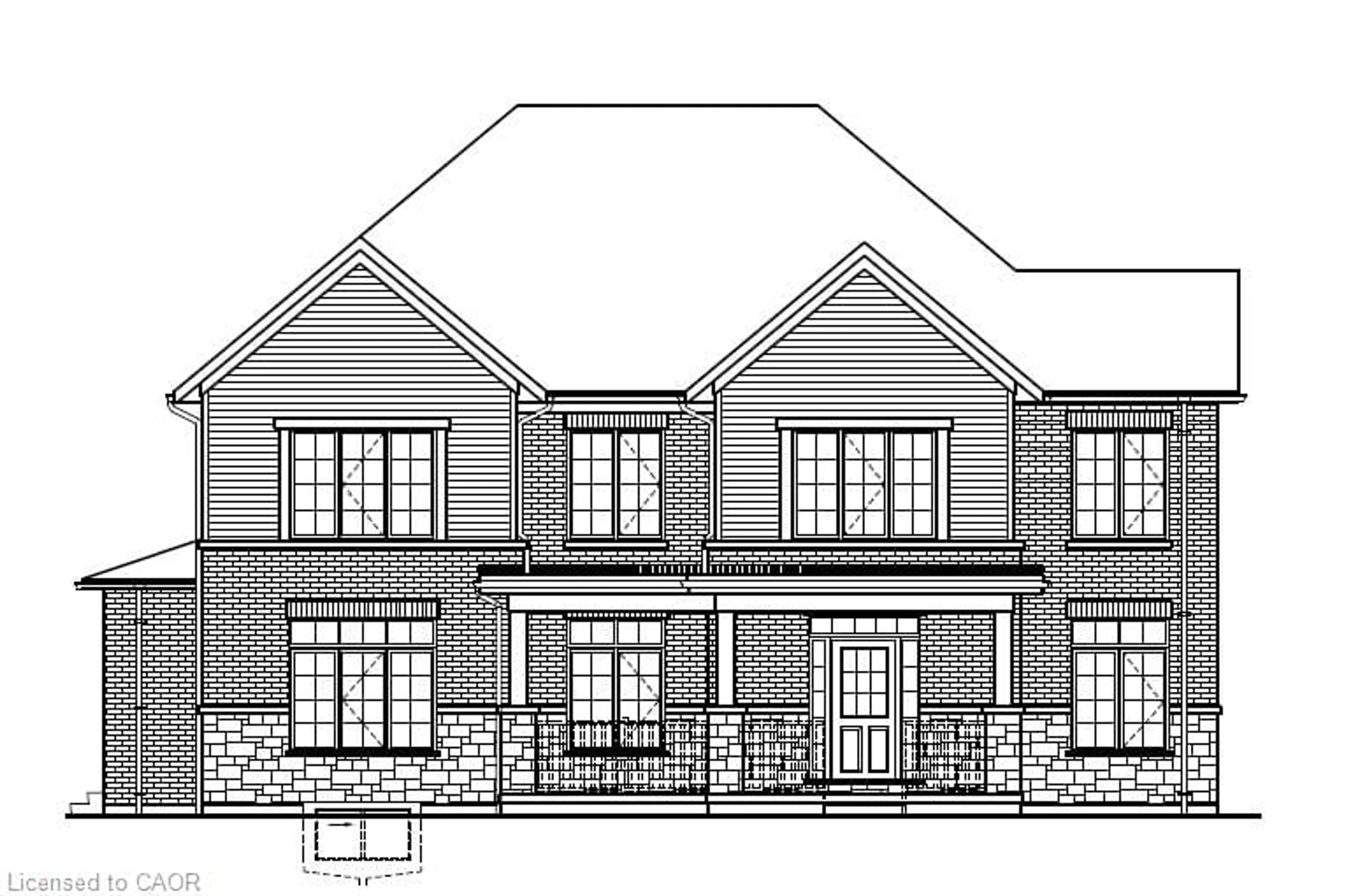 Home with brick exterior material, building for 54 Pine Warbler St #Lot 0023, Kitchener Ontario N2P 0J1