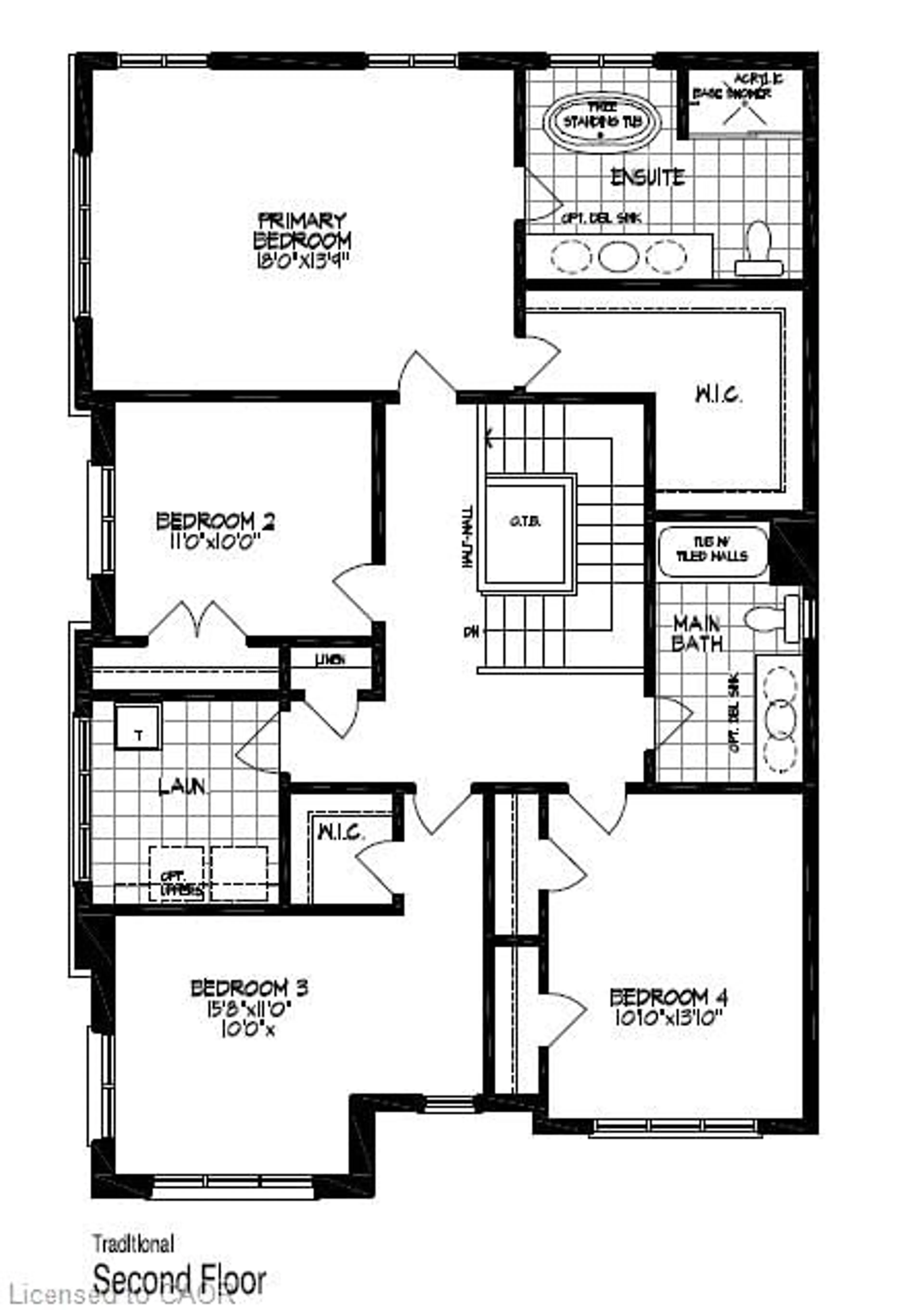 Floor plan for 54 Pine Warbler St #Lot 0023, Kitchener Ontario N2P 0J1