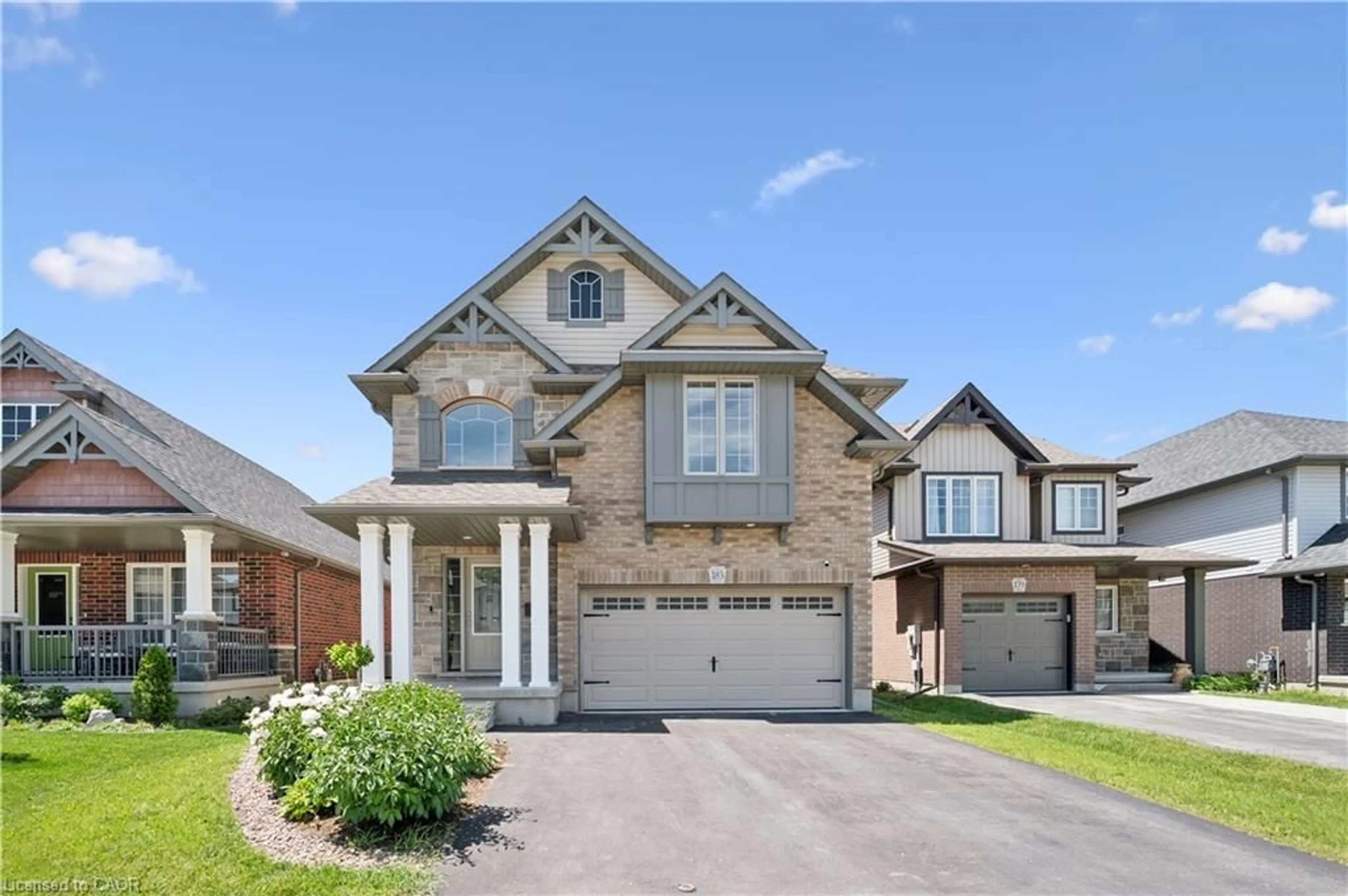 Home with brick exterior material, street for 183 Snyder Ave, Elmira Ontario N3B 0C9