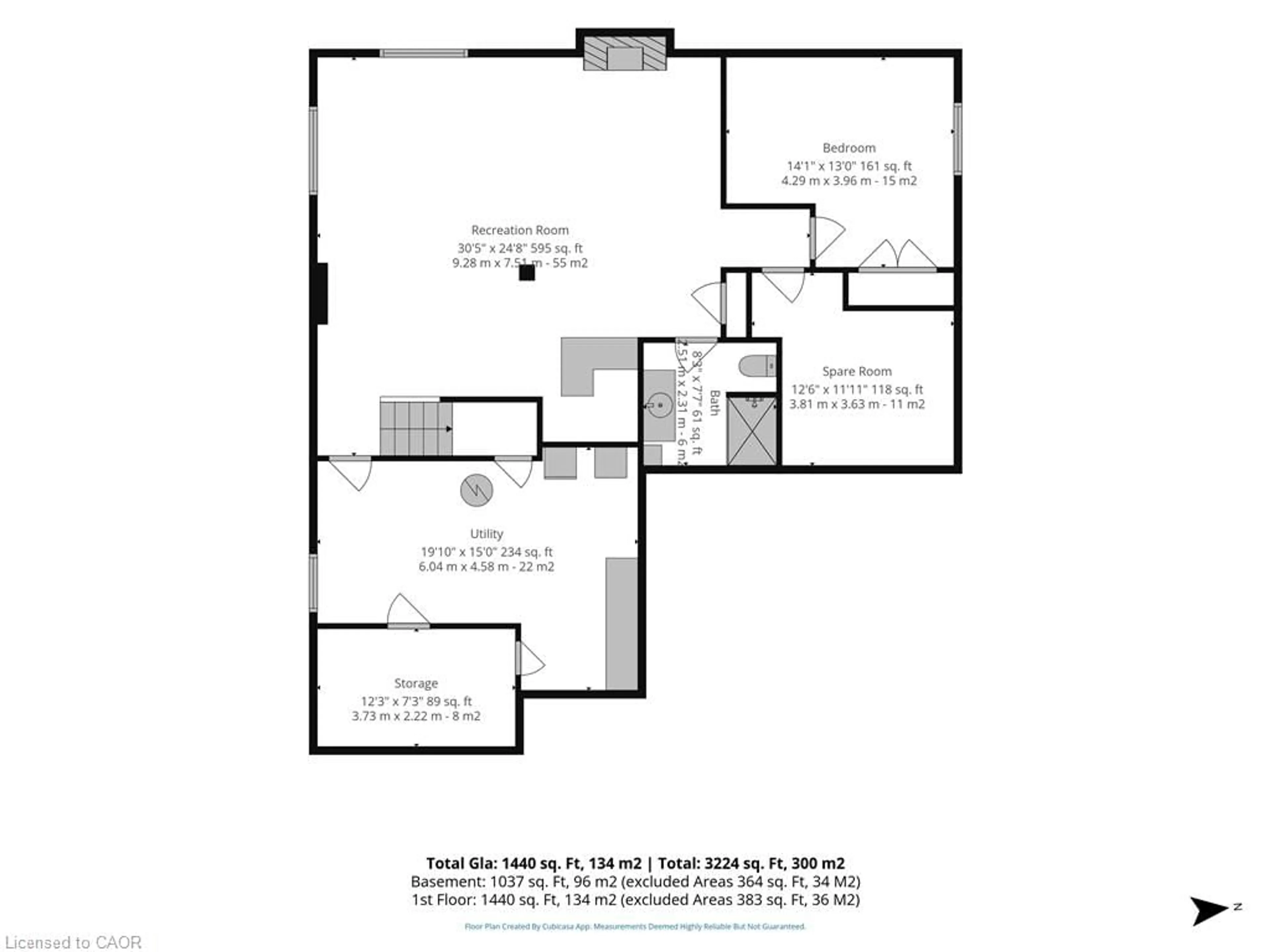Floor plan for 15 Hurley Crt, Port Dover Ontario N0A 1N3