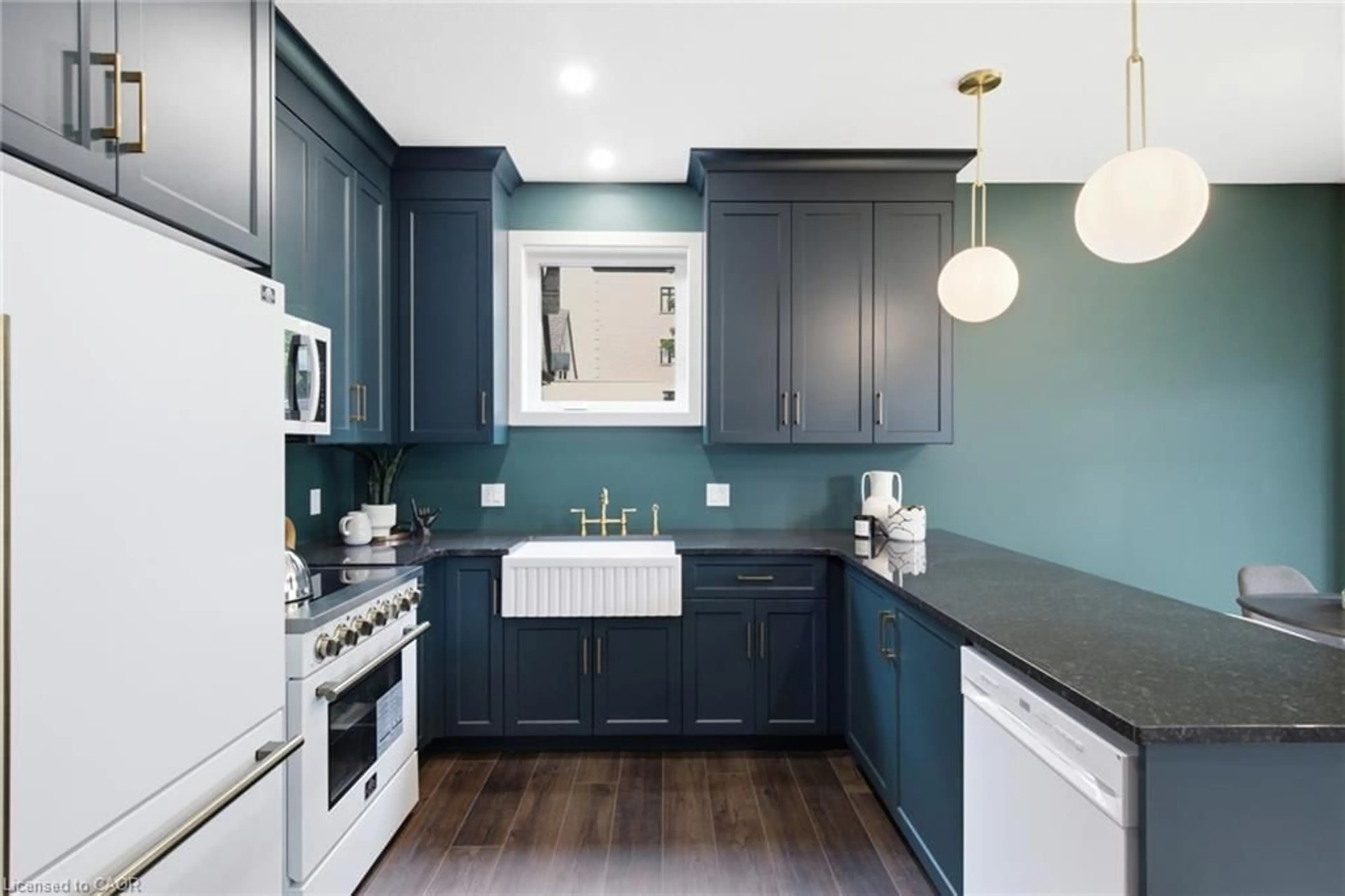 Contemporary kitchen, ceramic/tile floor for 79 Metcalf St, Woodstock Ontario N4S 3E9