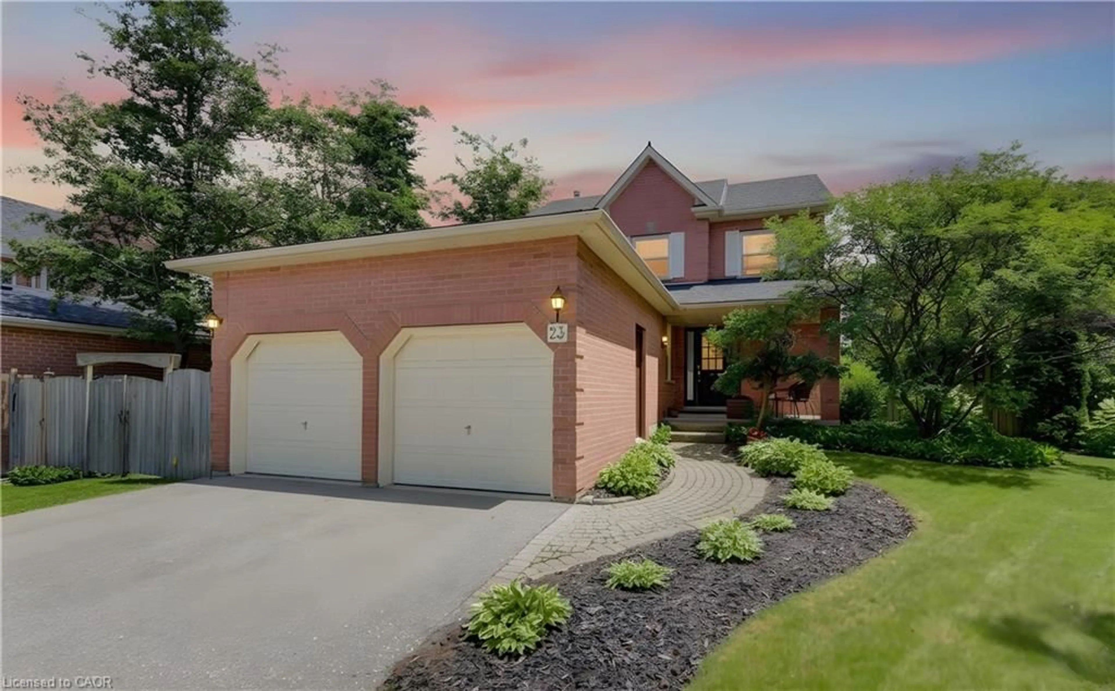 Home with brick exterior material, street for 23 Trelawney St, Kitchener Ontario N2N 3A8