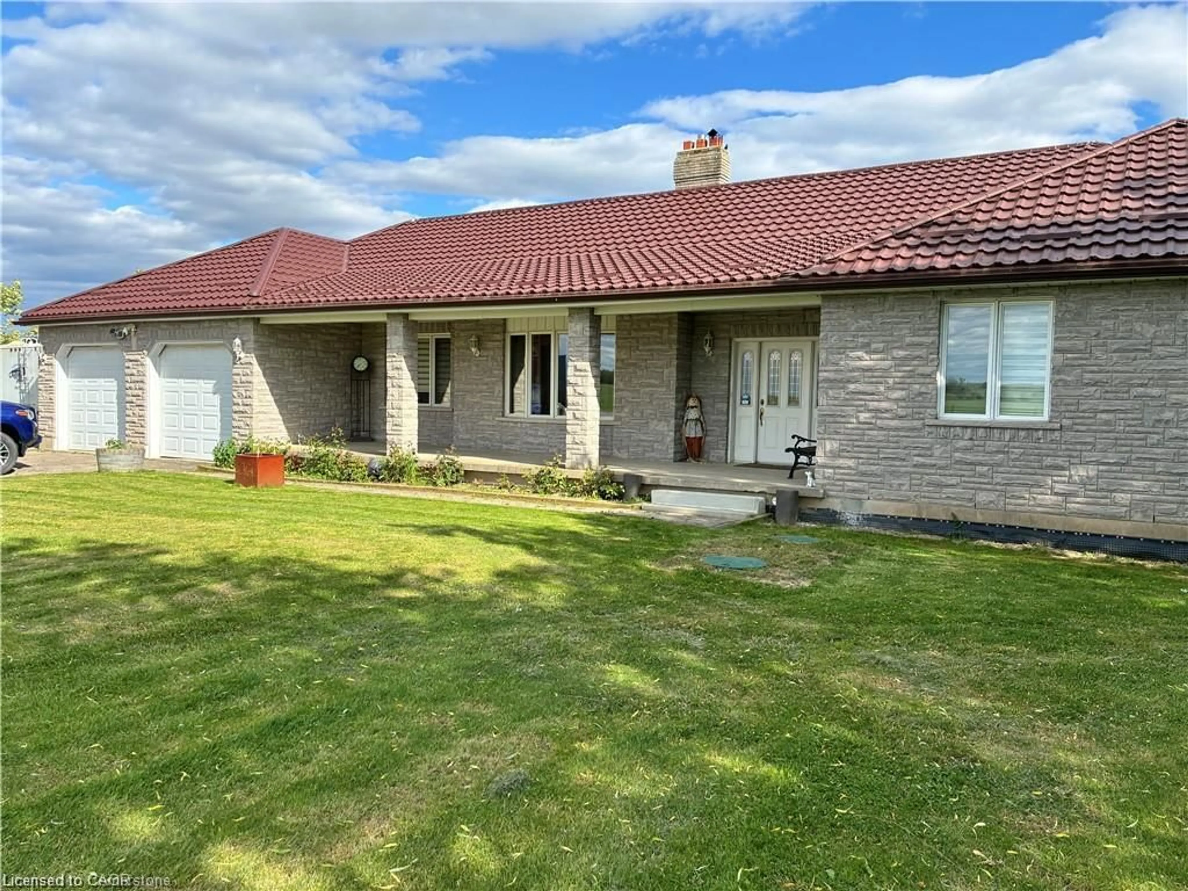 A pic from outside/outdoor area/front of a property/back of a property/a pic from drone, building for 3088 Haldimand Rd 9, York Ontario N0A 1R0