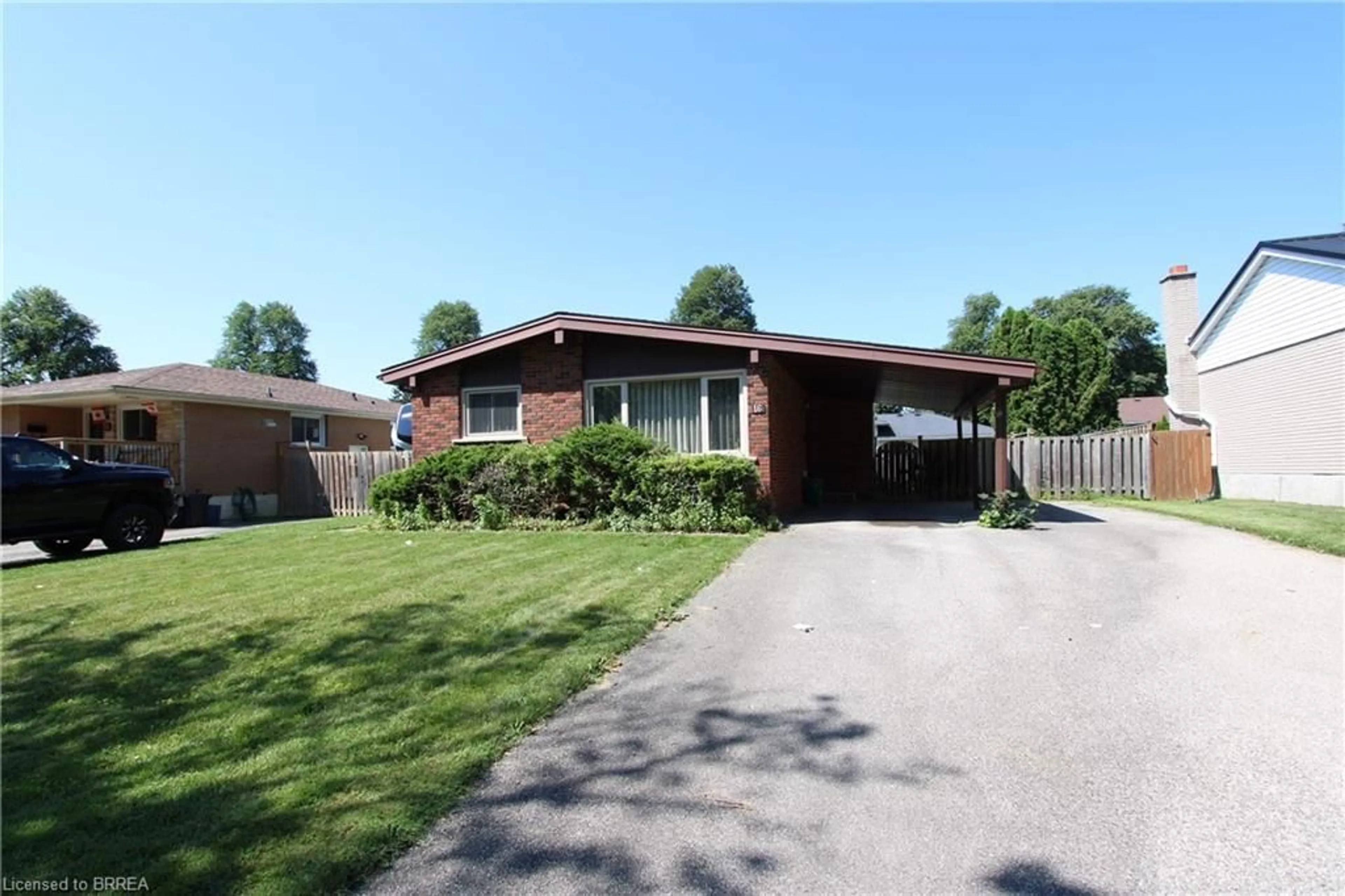 Home with brick exterior material, street for 16 Morning Dew Dr, Brantford Ontario N3R 3P2