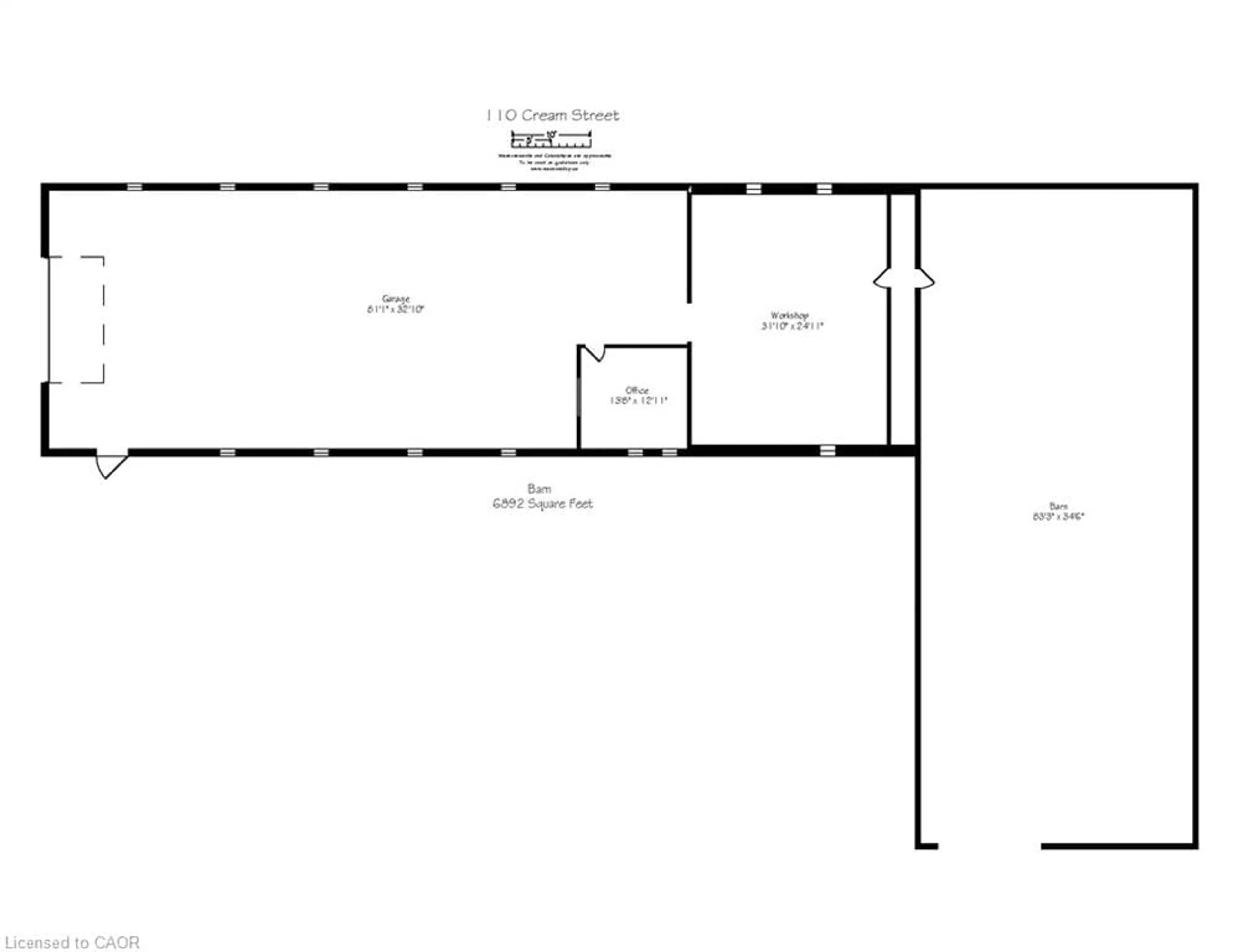 Floor plan for 110 Cream St, Fenwick Ontario L0S 1C0