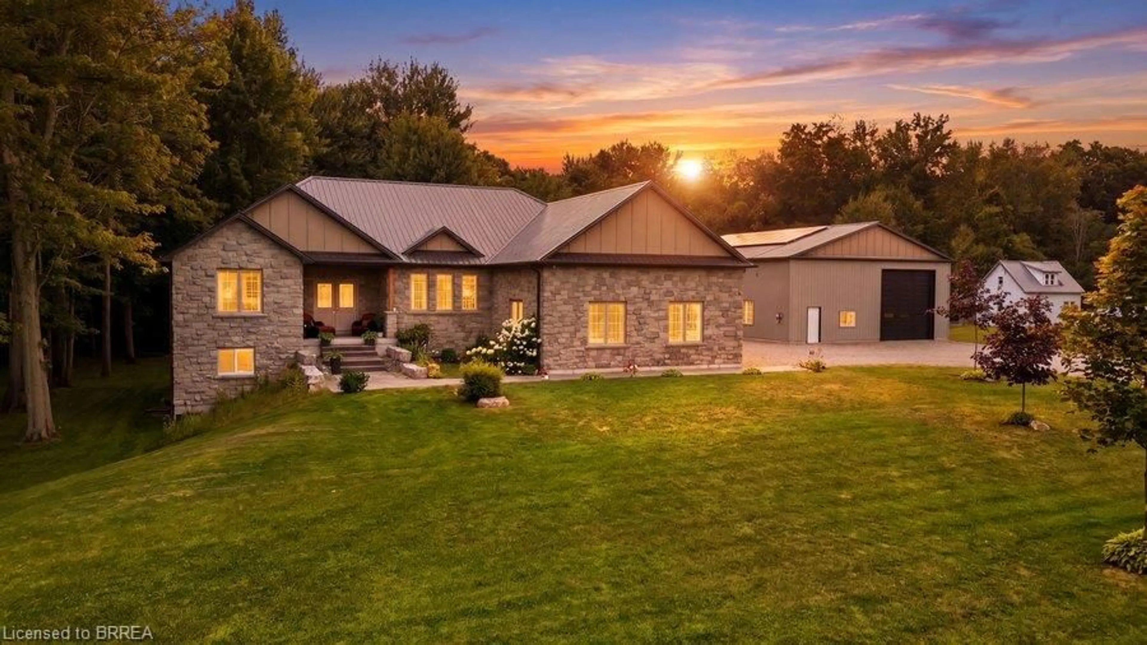 A pic from outside/outdoor area/front of a property/back of a property/a pic from drone, unknown for 1299 County Road 23, Walsingham Ontario N0E 1G0