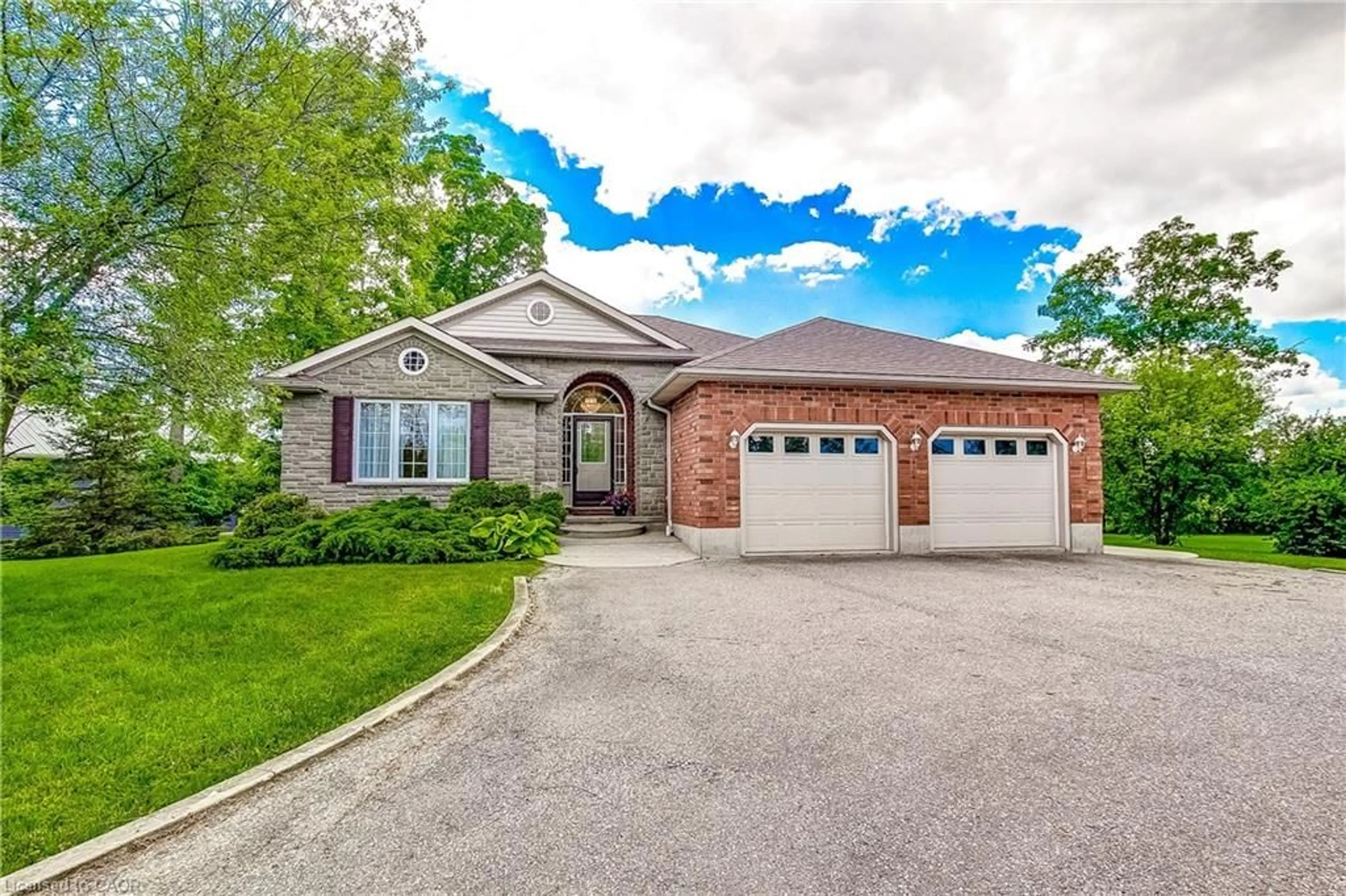 Home with brick exterior material, street for 25 Bates Lane, Dunnville Ontario N1A 2W8