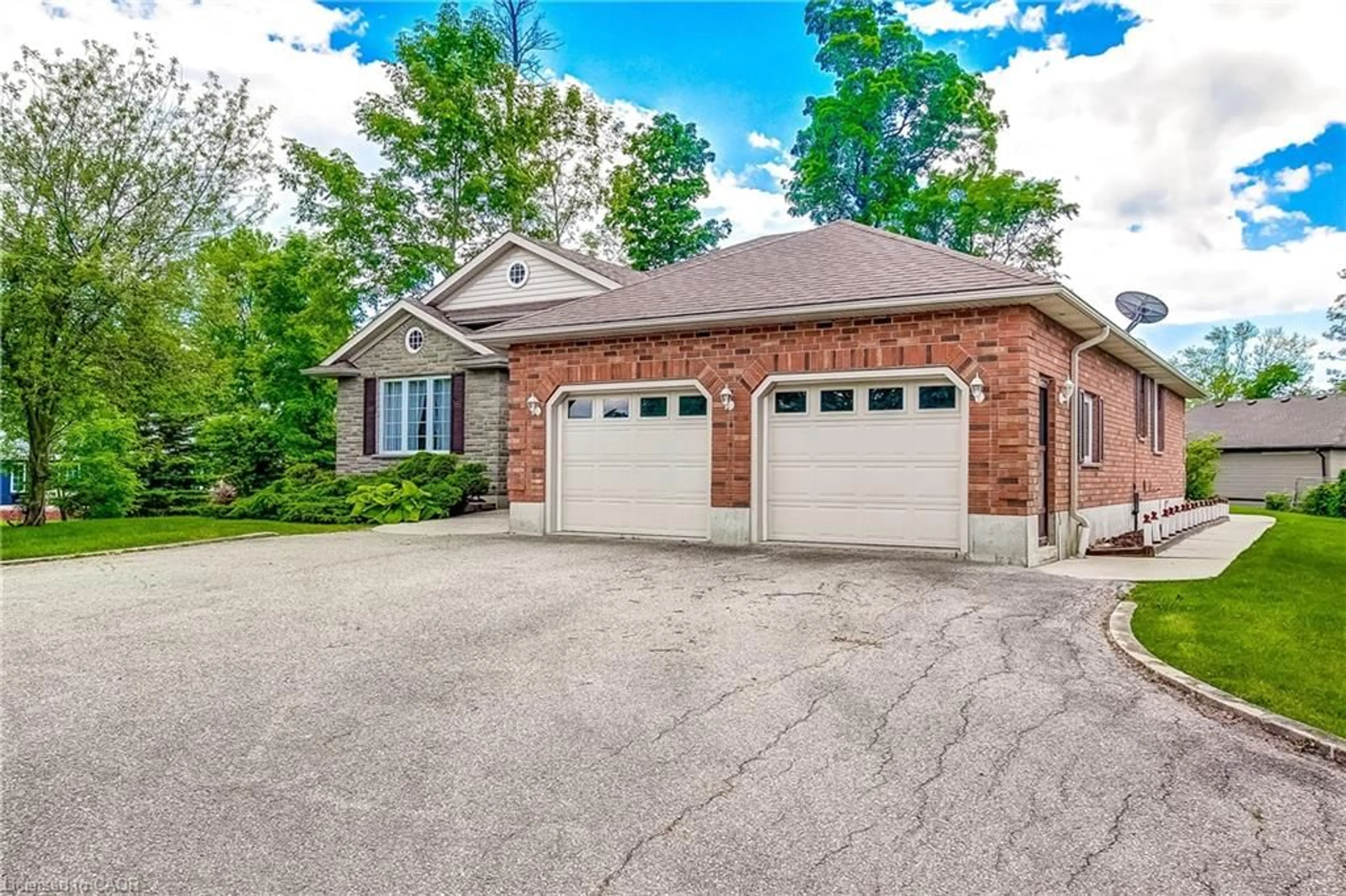 Home with brick exterior material, street for 25 Bates Lane, Dunnville Ontario N1A 2W8