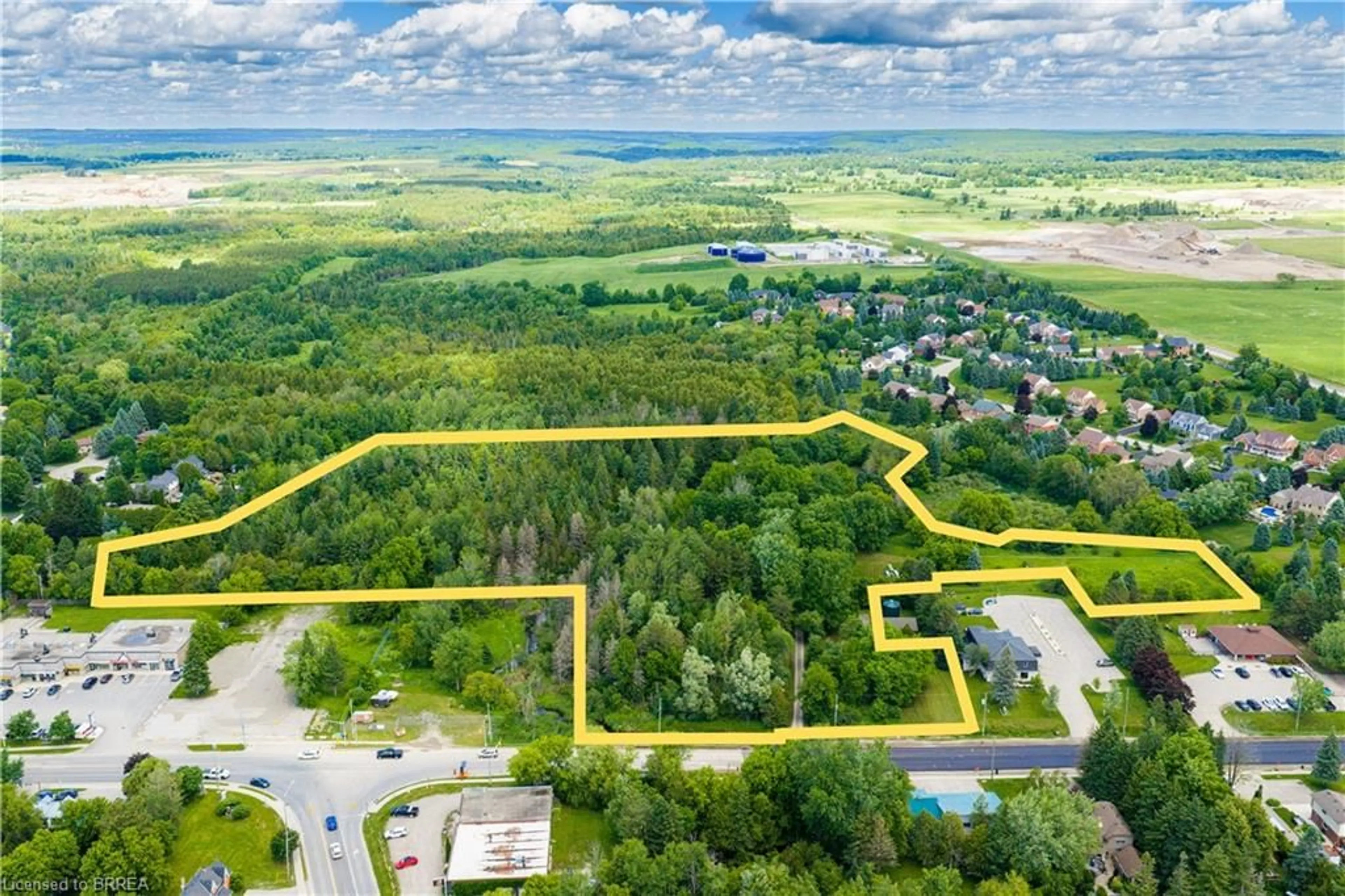 A pic from outside/outdoor area/front of a property/back of a property/a pic from drone, water/lake/river/ocean view for 5405 Wellington Road 52, Erin Ontario N0B 1T0