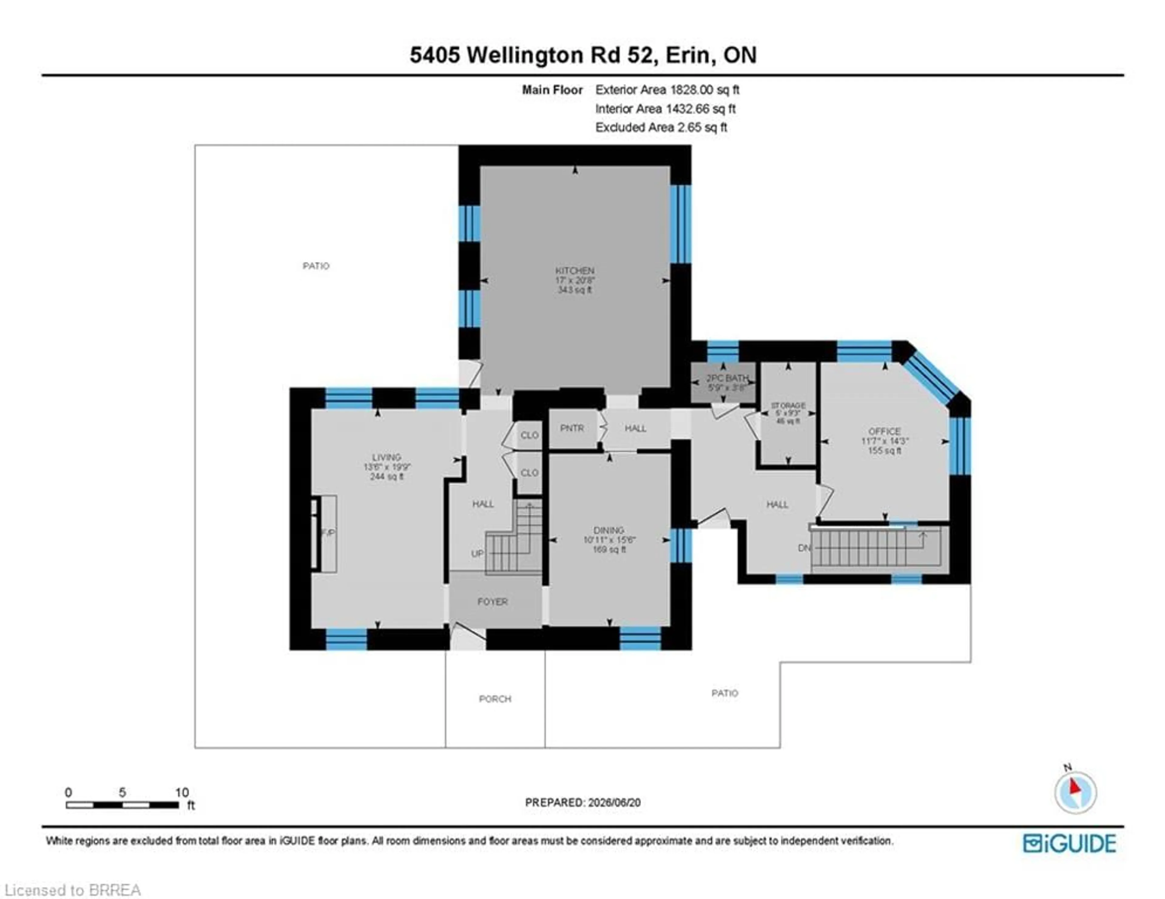 Floor plan for 5405 Wellington Road 52, Erin Ontario N0B 1T0