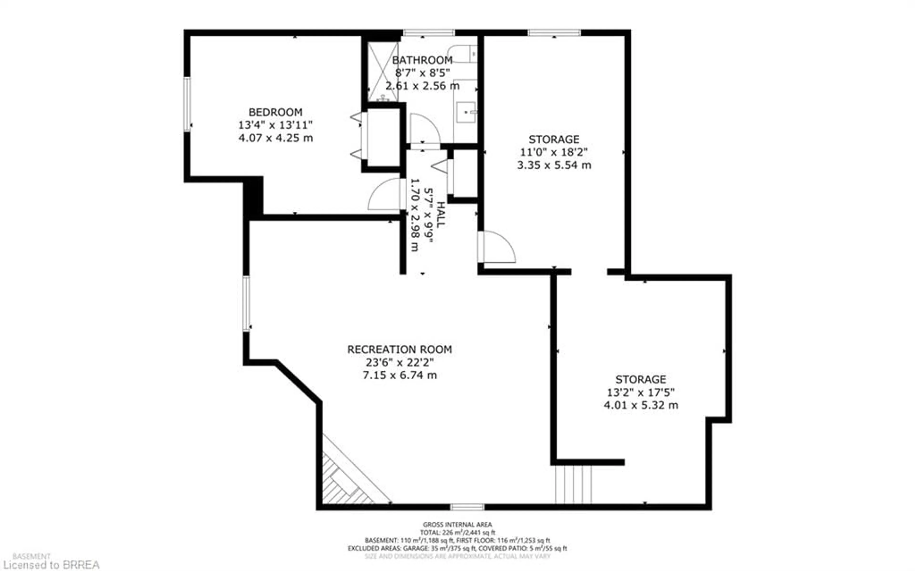 Floor plan for 62 Varley Cres, Brantford Ontario N3R 7Z7