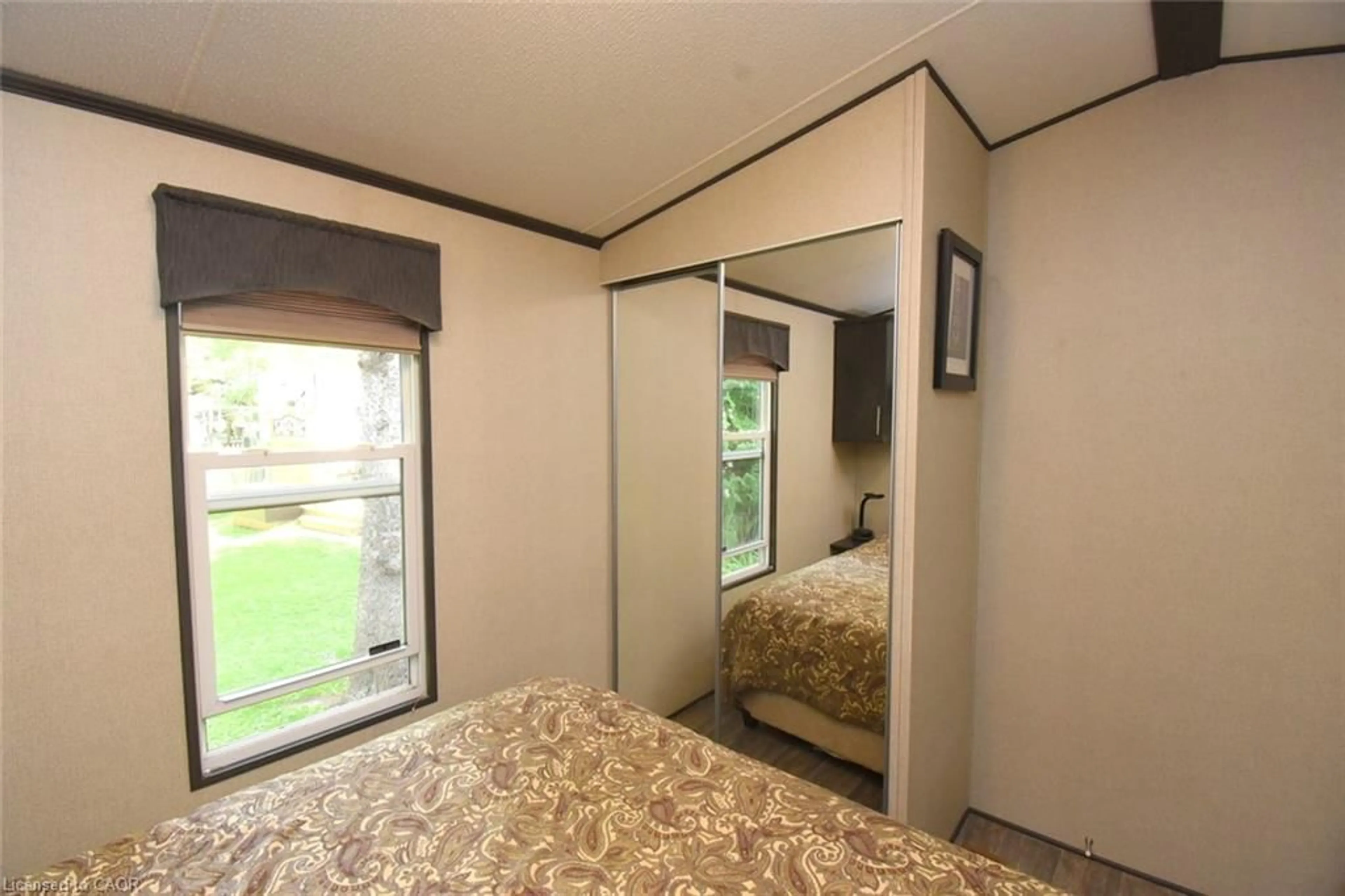 Bedroom with bed, unknown for 1218 8th Concession Rd #60 Snob Hill, Flamborough Ontario N0B 2J0