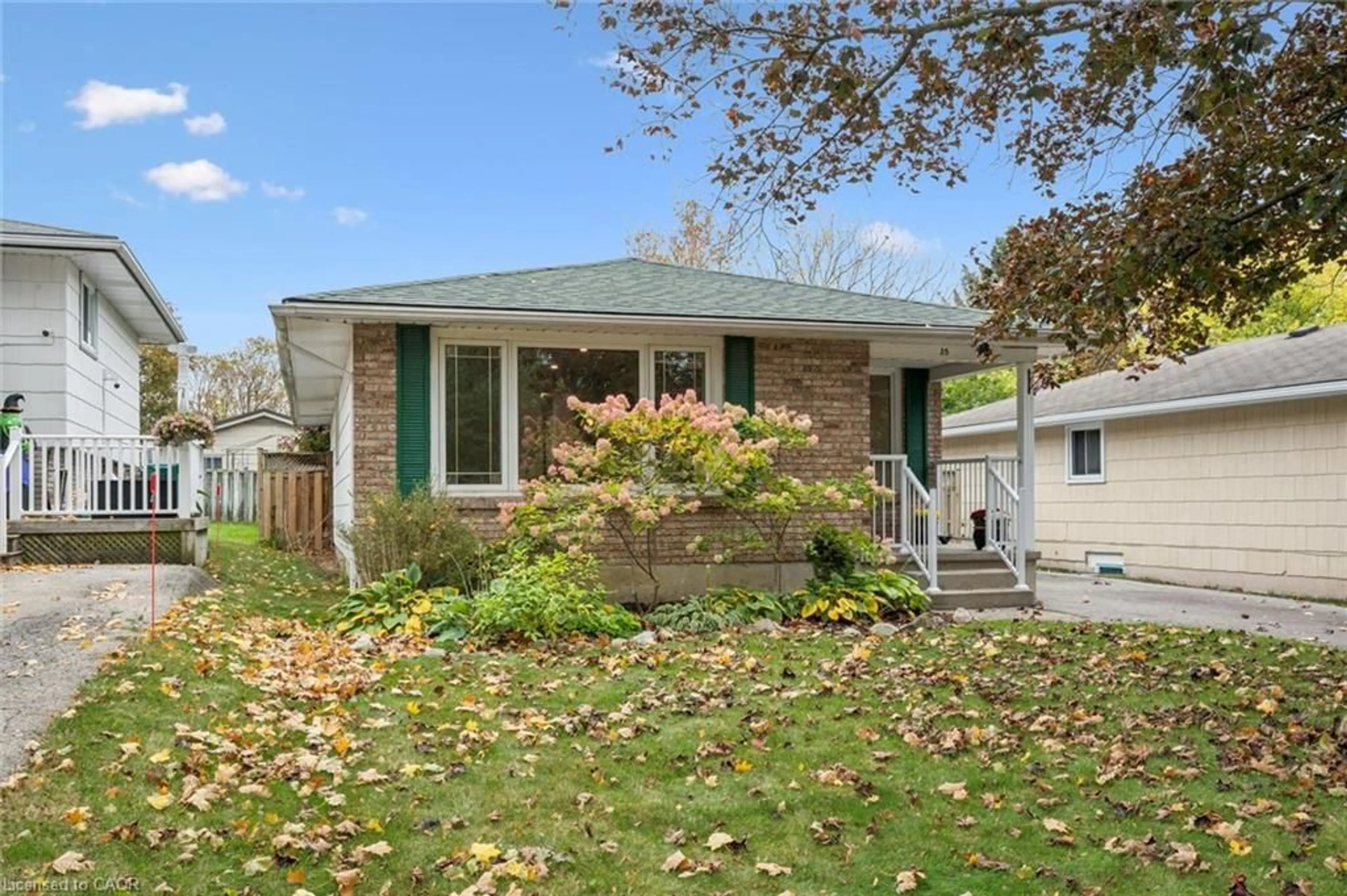 Home with vinyl exterior material, street for 35 Pepperwood Cres, Kitchener Ontario N2A 2R4