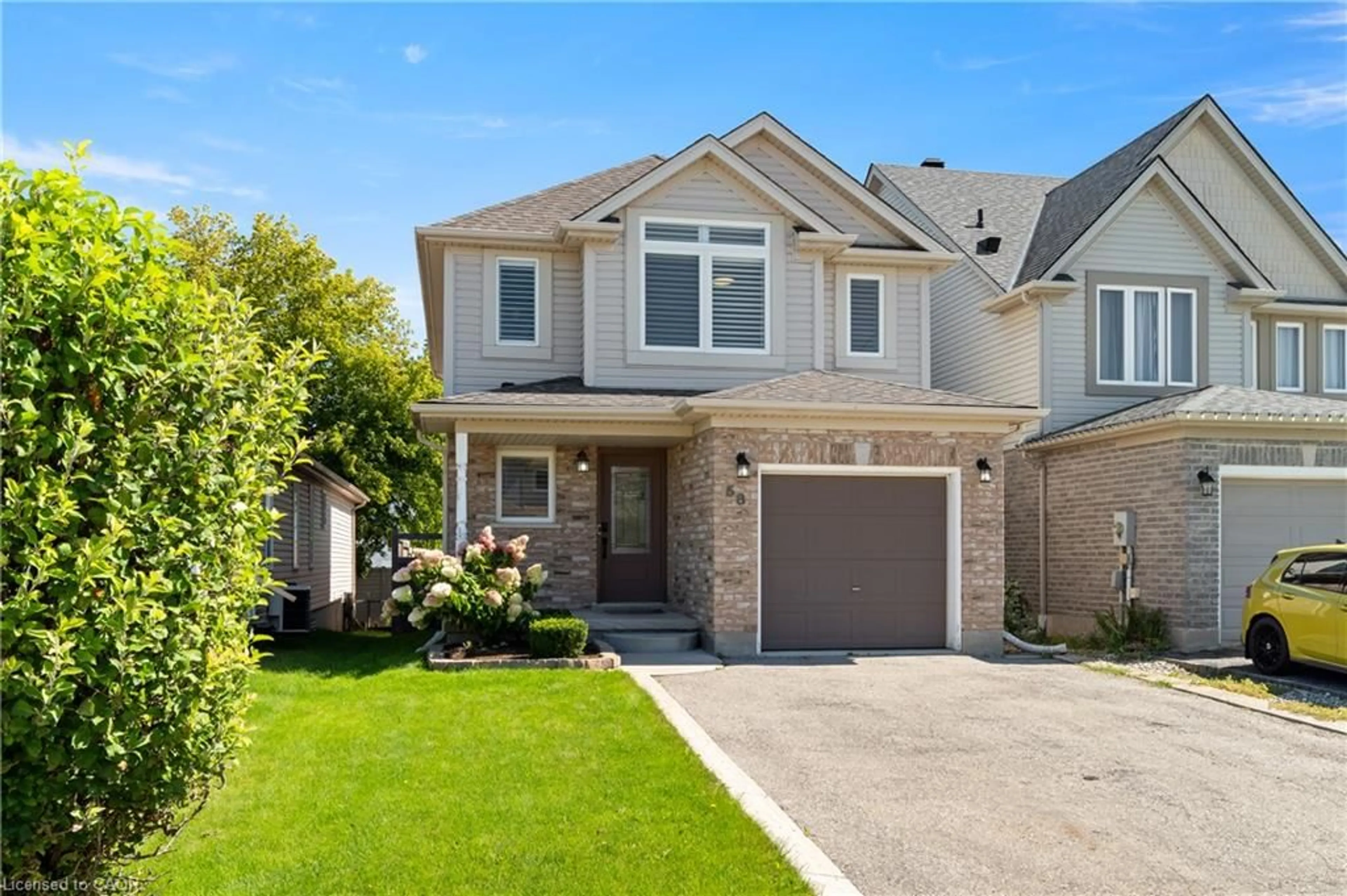 Home with brick exterior material, street for 58 Chateau Cres, Cambridge Ontario N3H 5S2