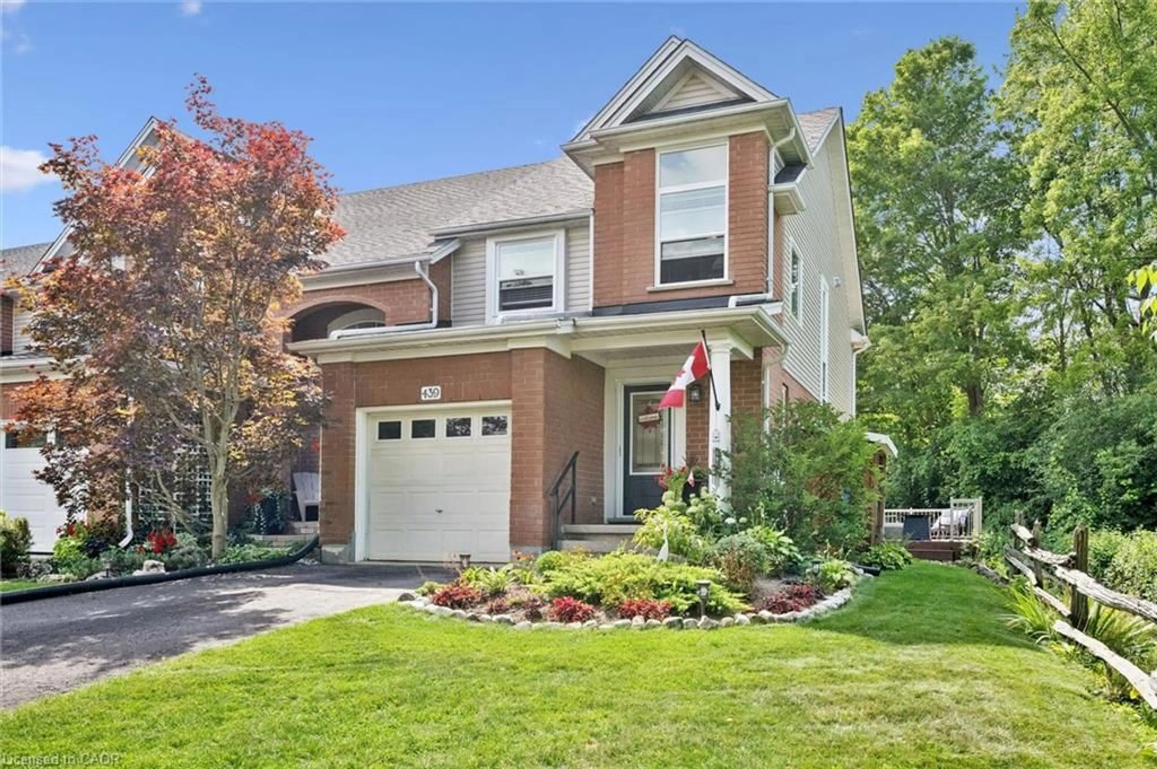 Home with brick exterior material, street for 439 Beaver Creek Rd, Waterloo Ontario N2V 2J8