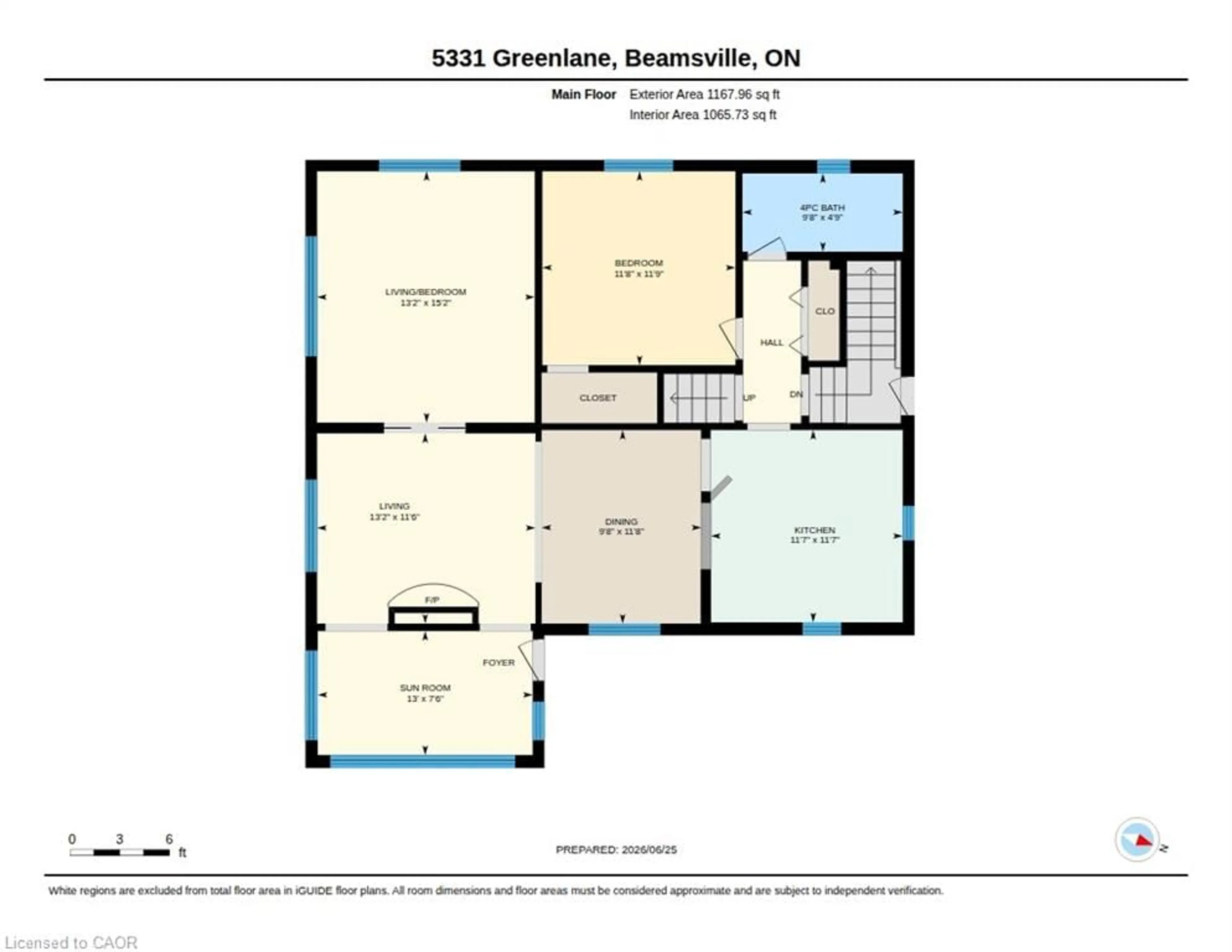 Floor plan for 5331 Greenlane Rd, Beamsville Ontario L3J 2J3