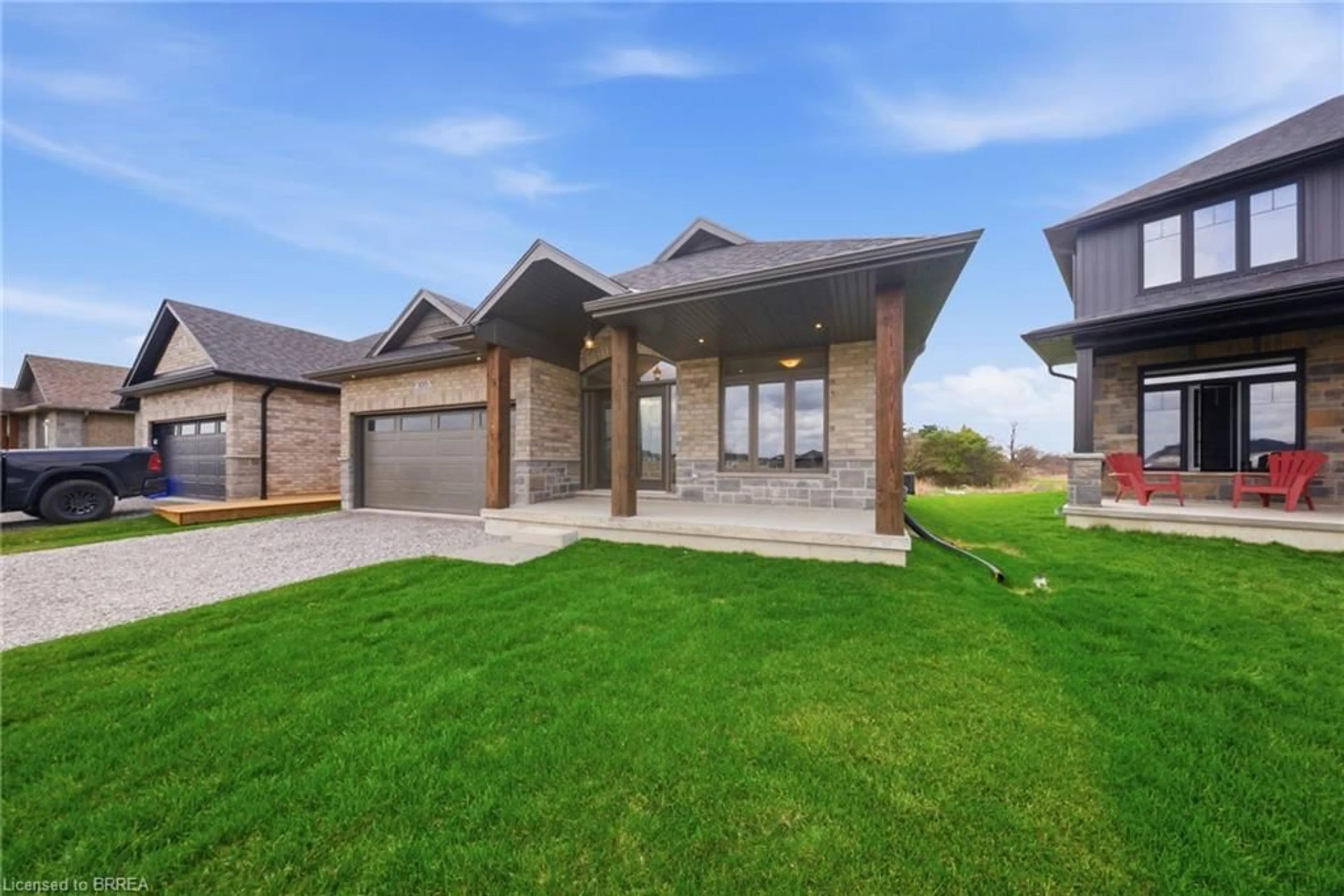 Home with brick exterior material, street for 105 Craddock Blvd, Jarvis Ontario N0A 1J0