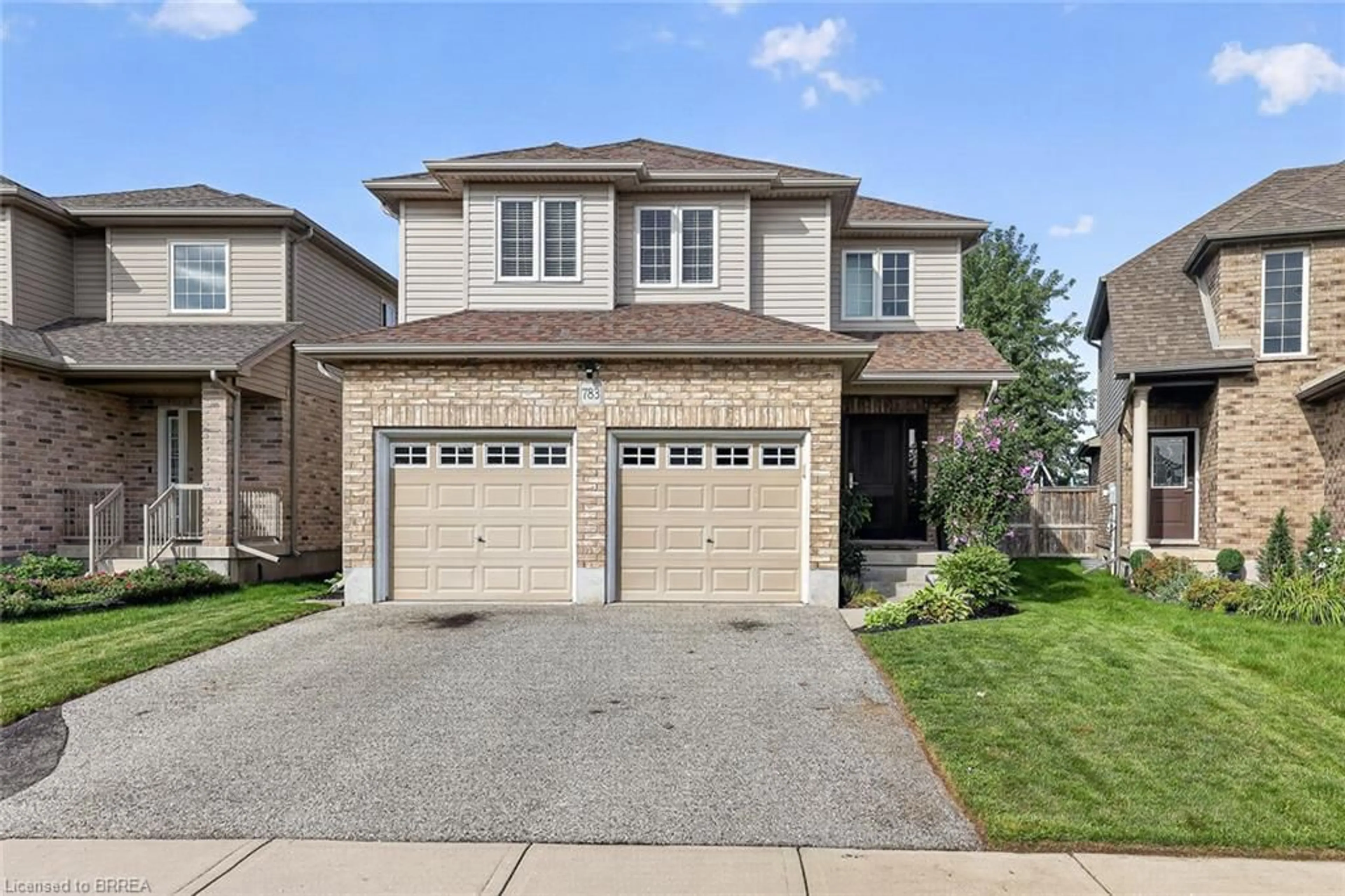 Home with brick exterior material, street for 783 Frontenac Cres, Woodstock Ontario N4V 0B1