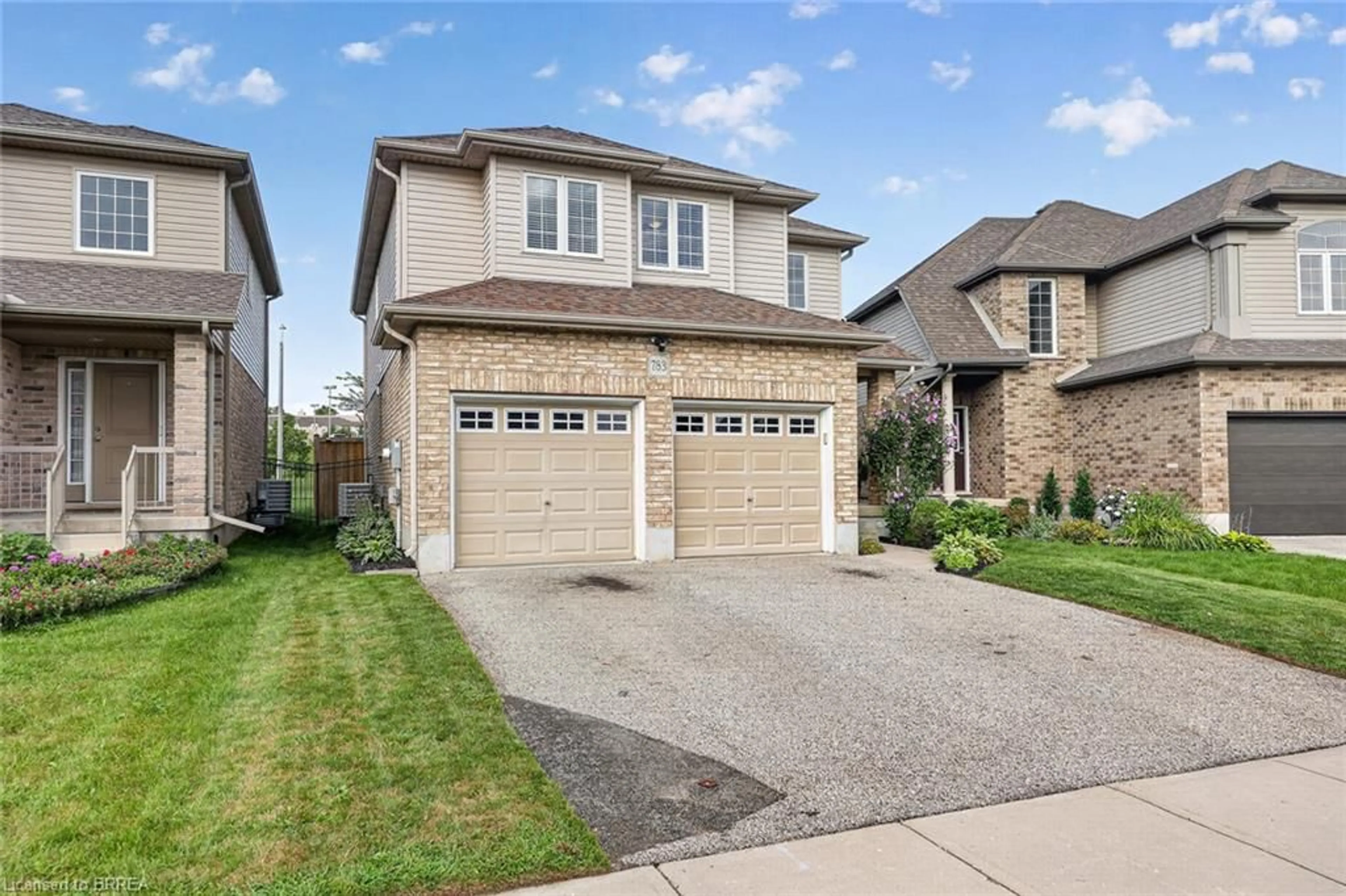 Home with brick exterior material, street for 783 Frontenac Cres, Woodstock Ontario N4V 0B1