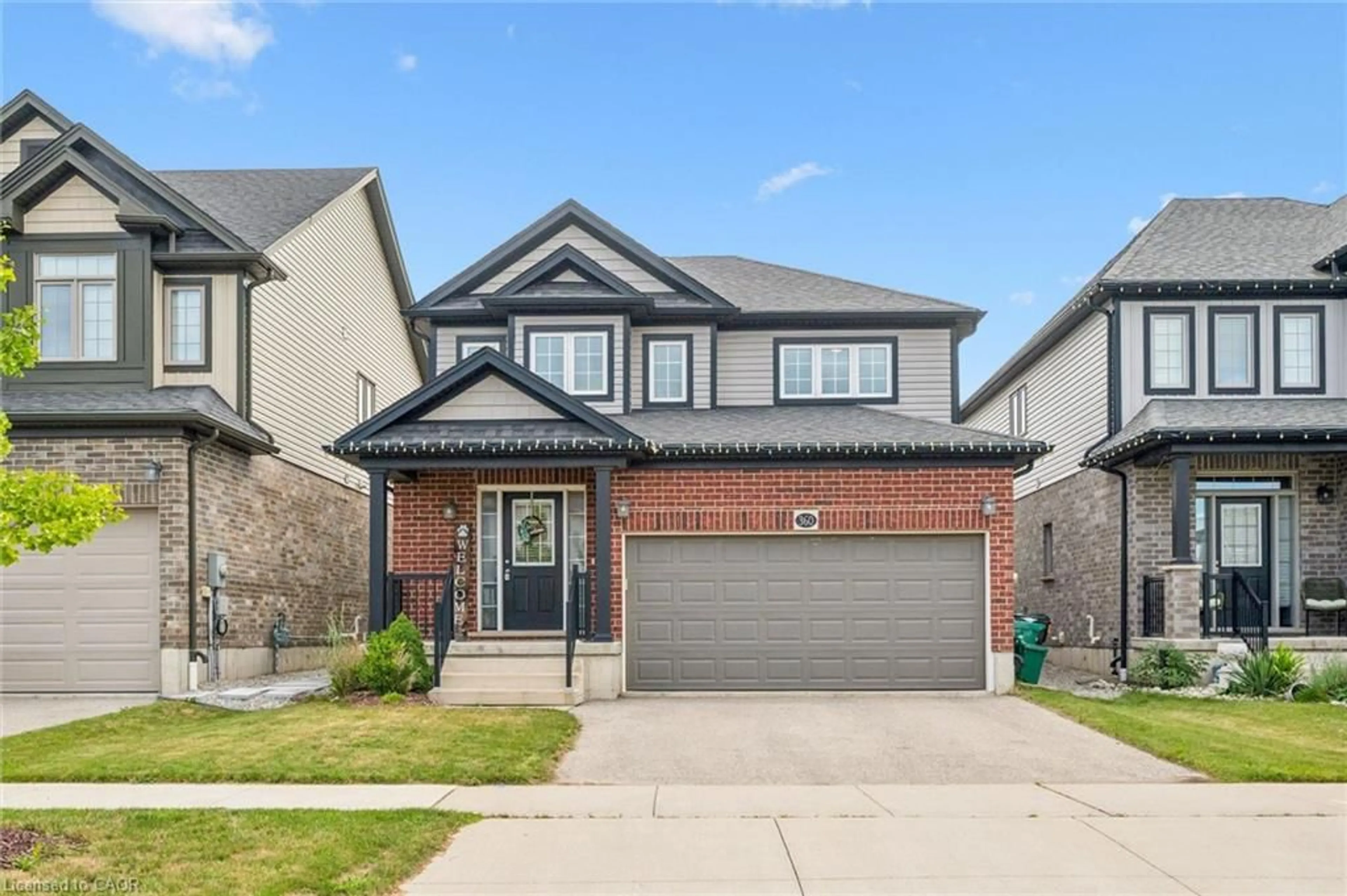 Home with brick exterior material, street for 360 Freure Dr, Cambridge Ontario N1S 0B5
